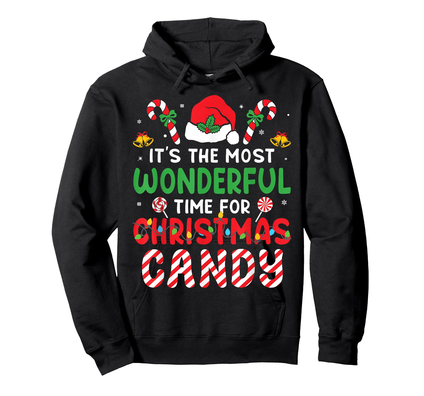 It's The Most Wonderful Time for Christmas Candy Cane Kids T-Shirt