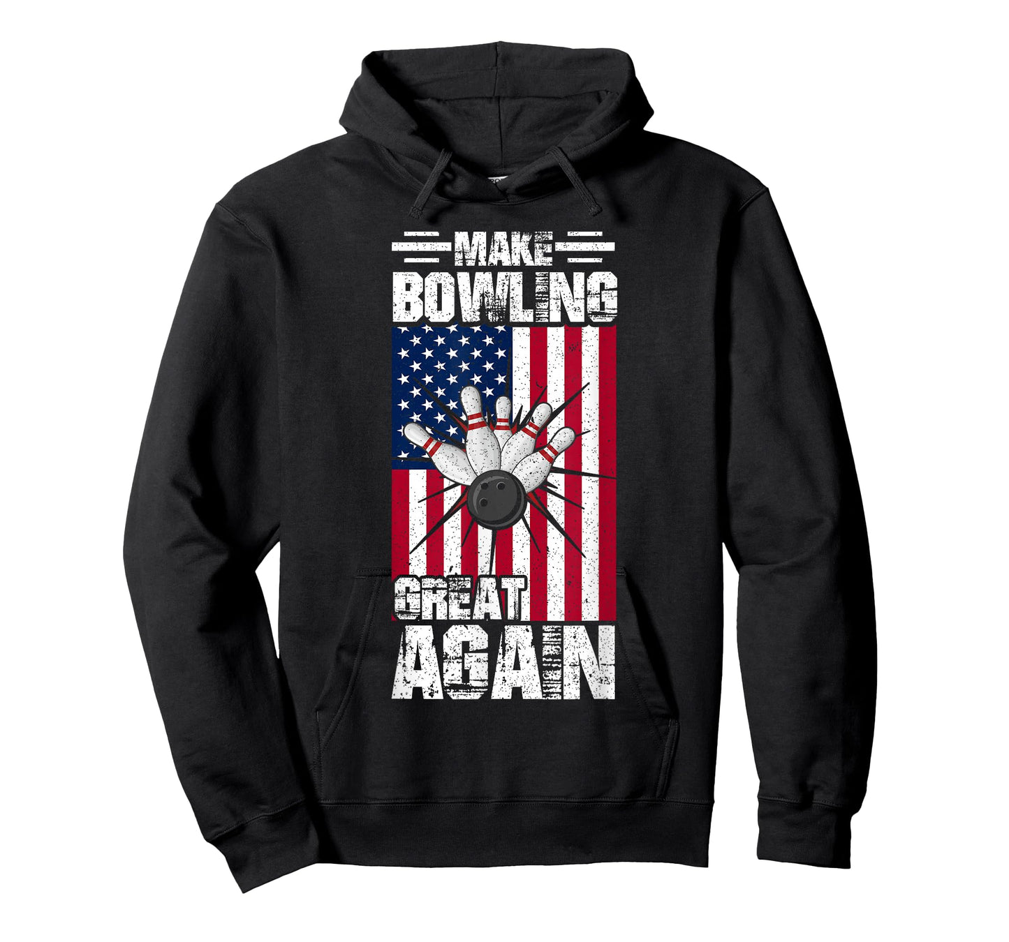 USA American Flag Make Bowling Great Again - Bowling T-Shirt