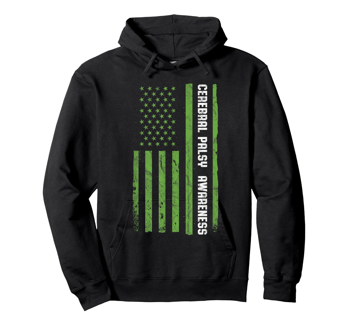 Cerebral Palsy Awareness Month American Flag CP T-Shirt