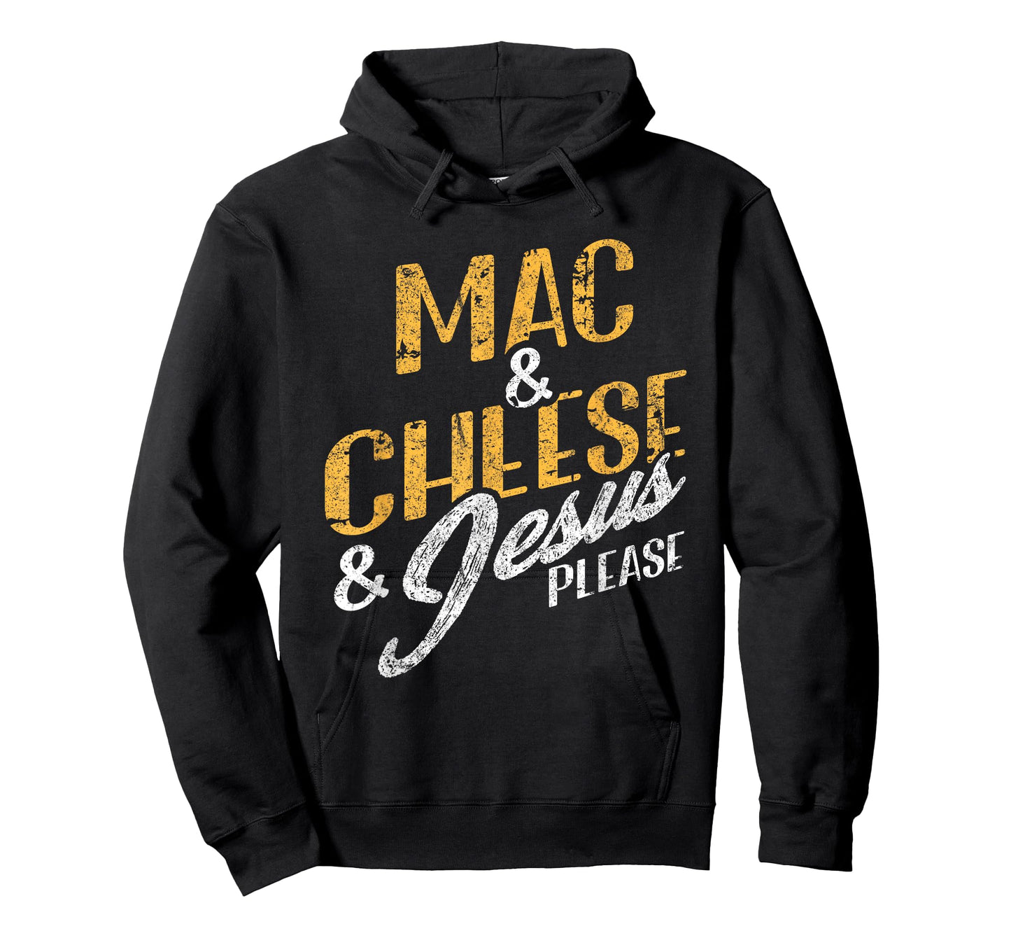 Mac & Cheese Jesus Please Christian Vintage Food Lover T-Shirt