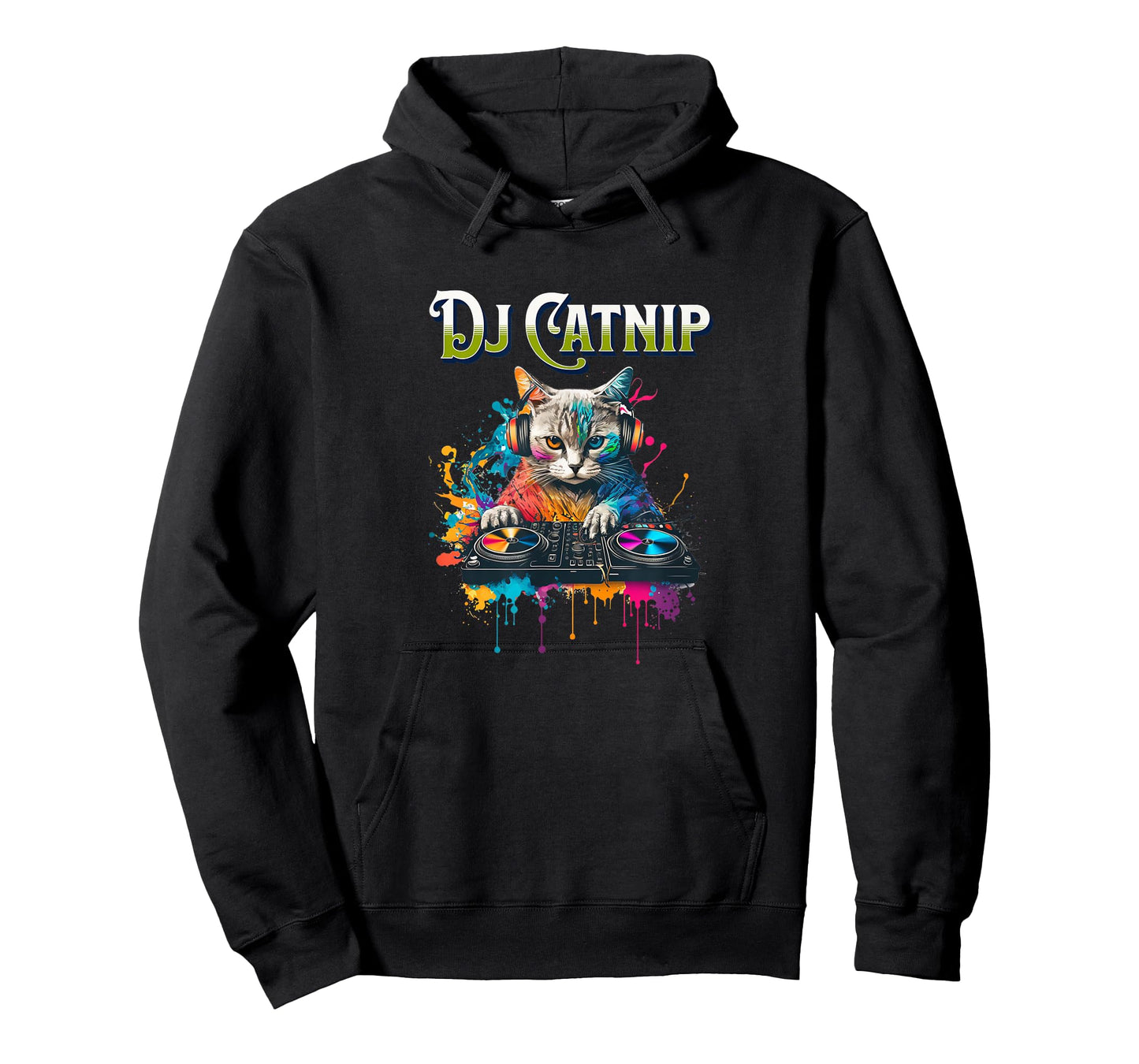 DJ Catnip - Funny Audio Wave House Music T-Shirt