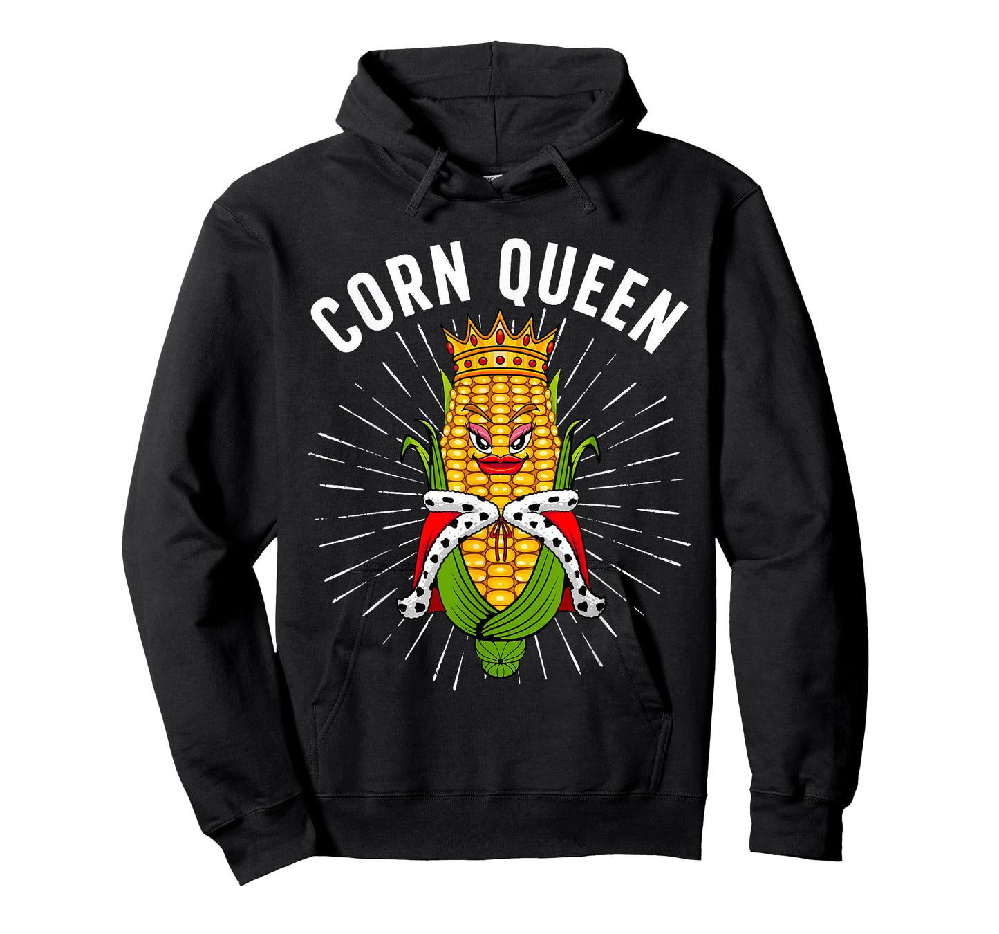Cool Corn Queen For Women Girls Food Farming Corn Cob Farmer T-Shirt