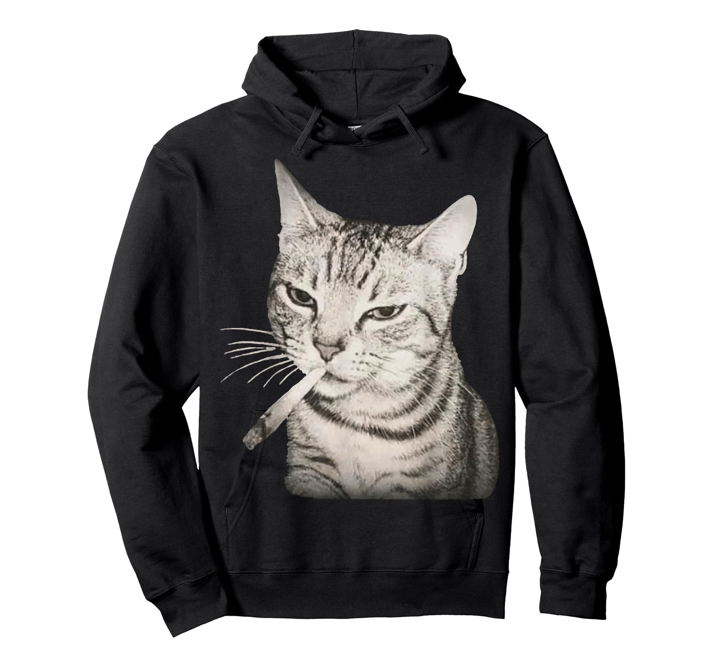Funny Smoking Cat Cigarette Kitty Gen Z Meme T-Shirt