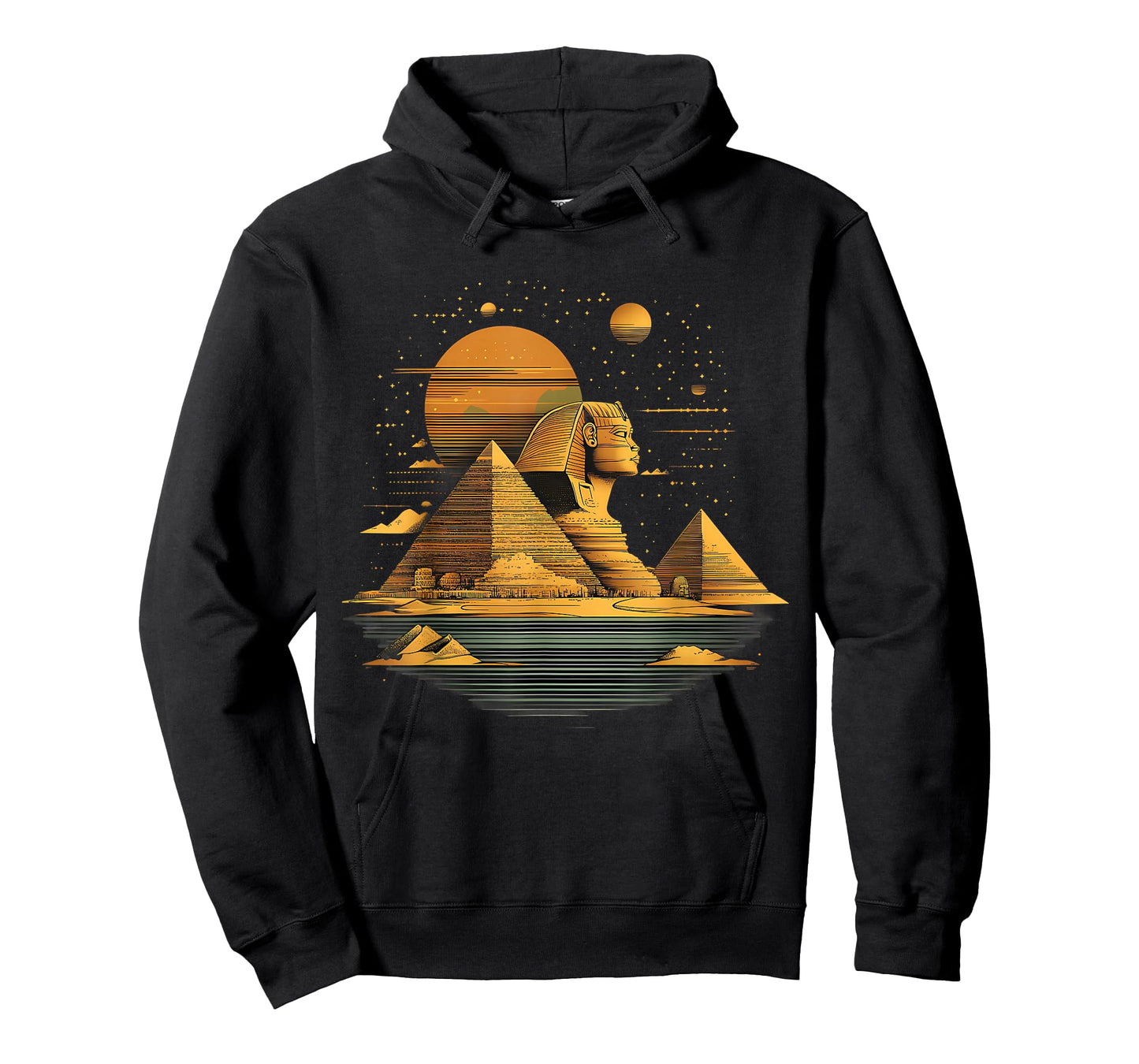 Ancient Egypt Tutankhamun Sphinx Pyramid Egypt Mythology T-Shirt
