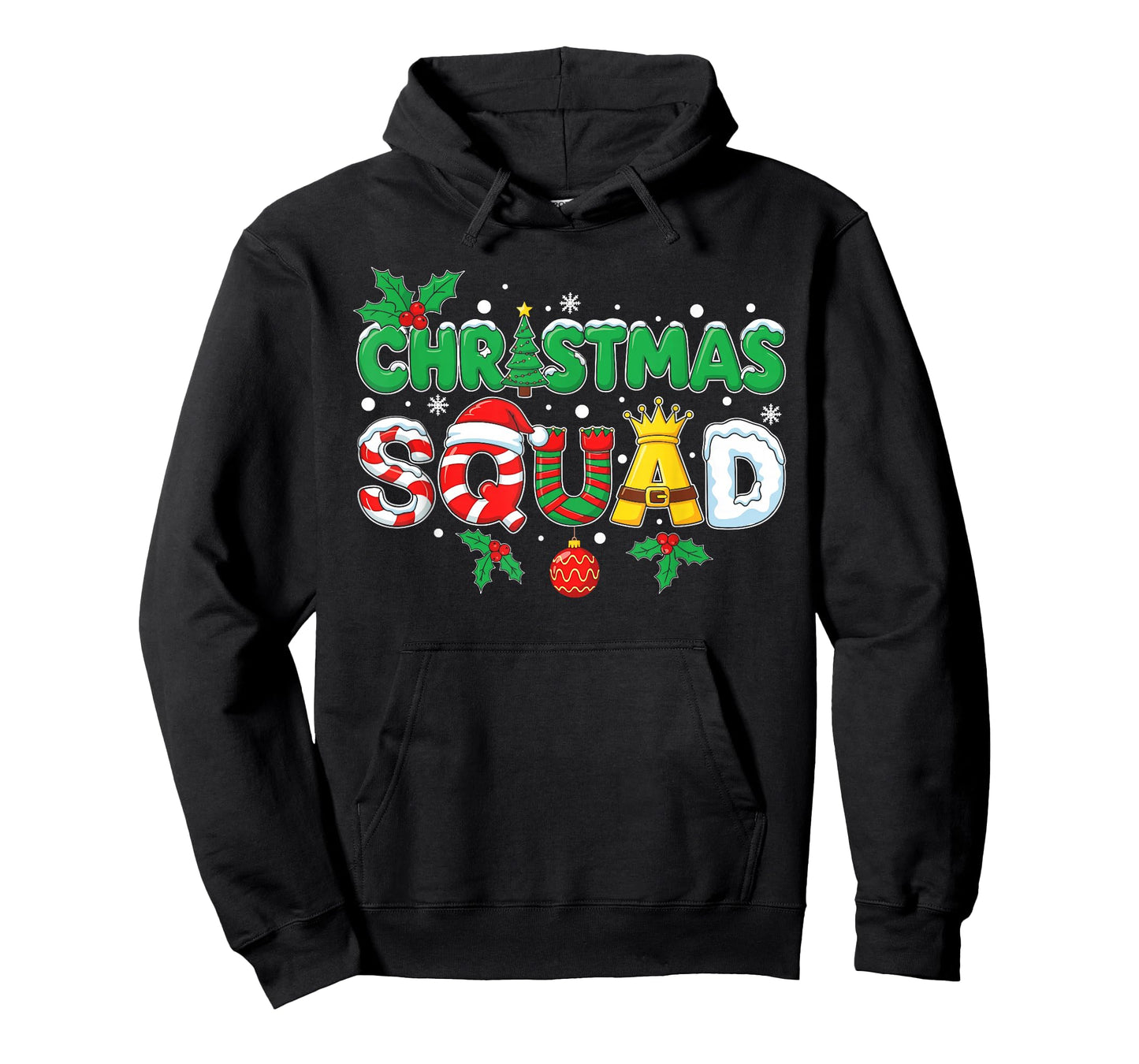 Christmas Squad Santa Dabbing Elf Family Matching Pajamas T-Shirt