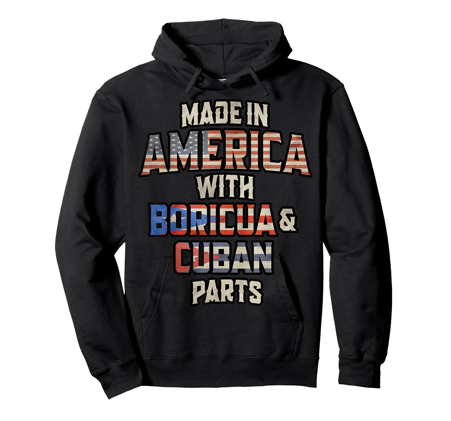 Puerto Rican And Cuban Made In America Mix Heritage Vintage T-Shirt