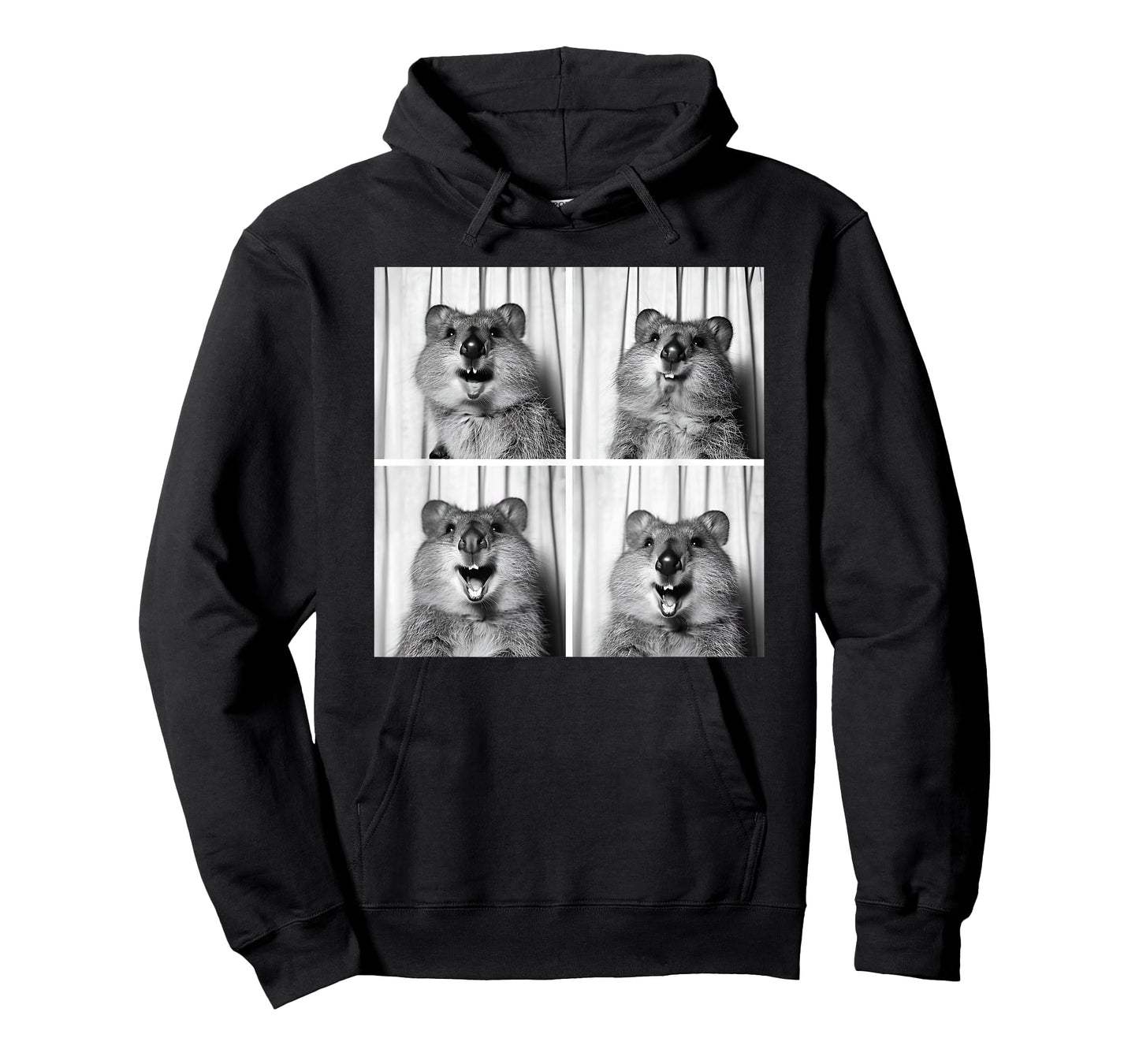 Smiling Quokka Selfie Funny Animal Vintage Style Quokka T-Shirt
