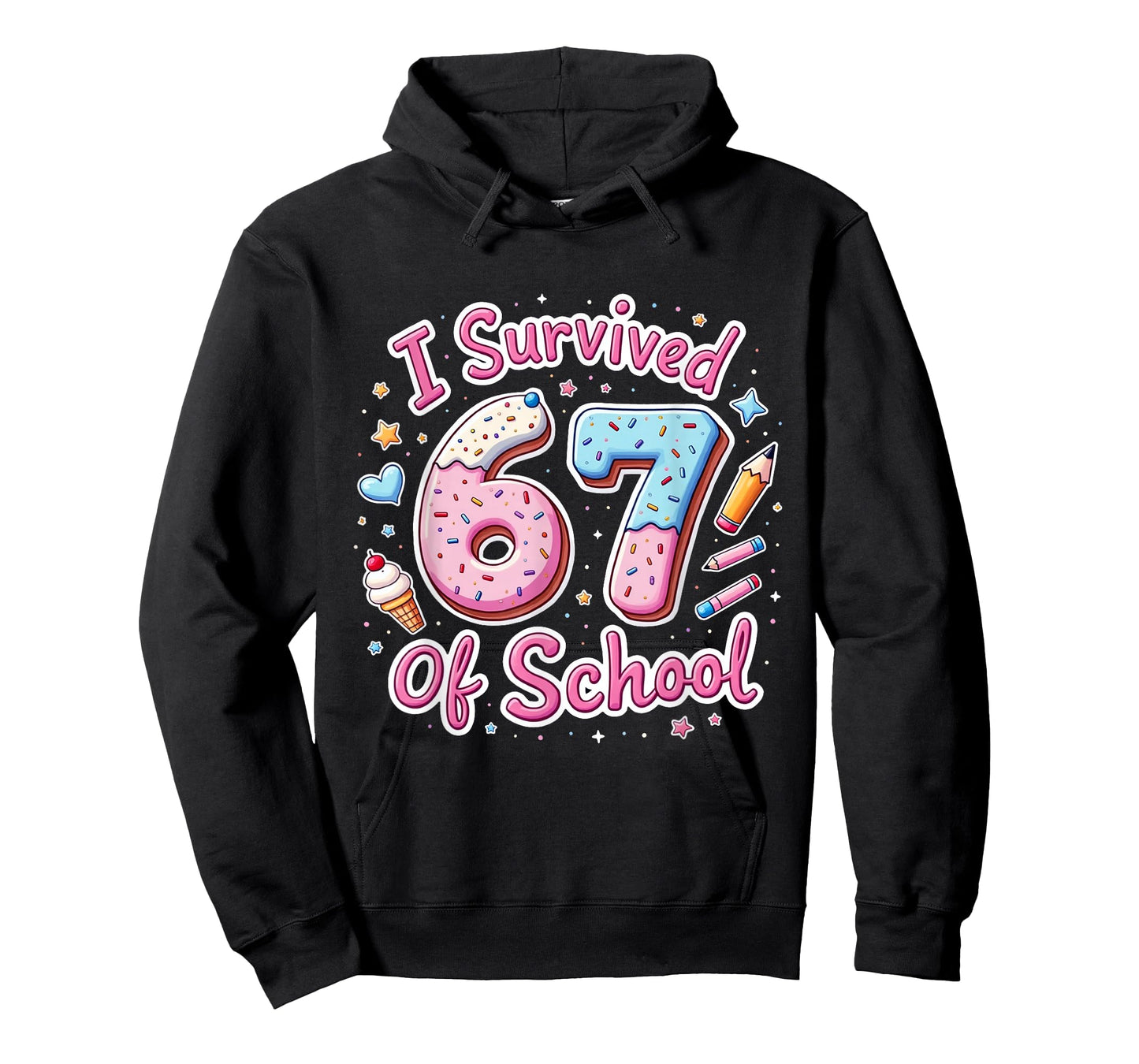 I Survived 67 Days of School Teachers Students T-Shirt