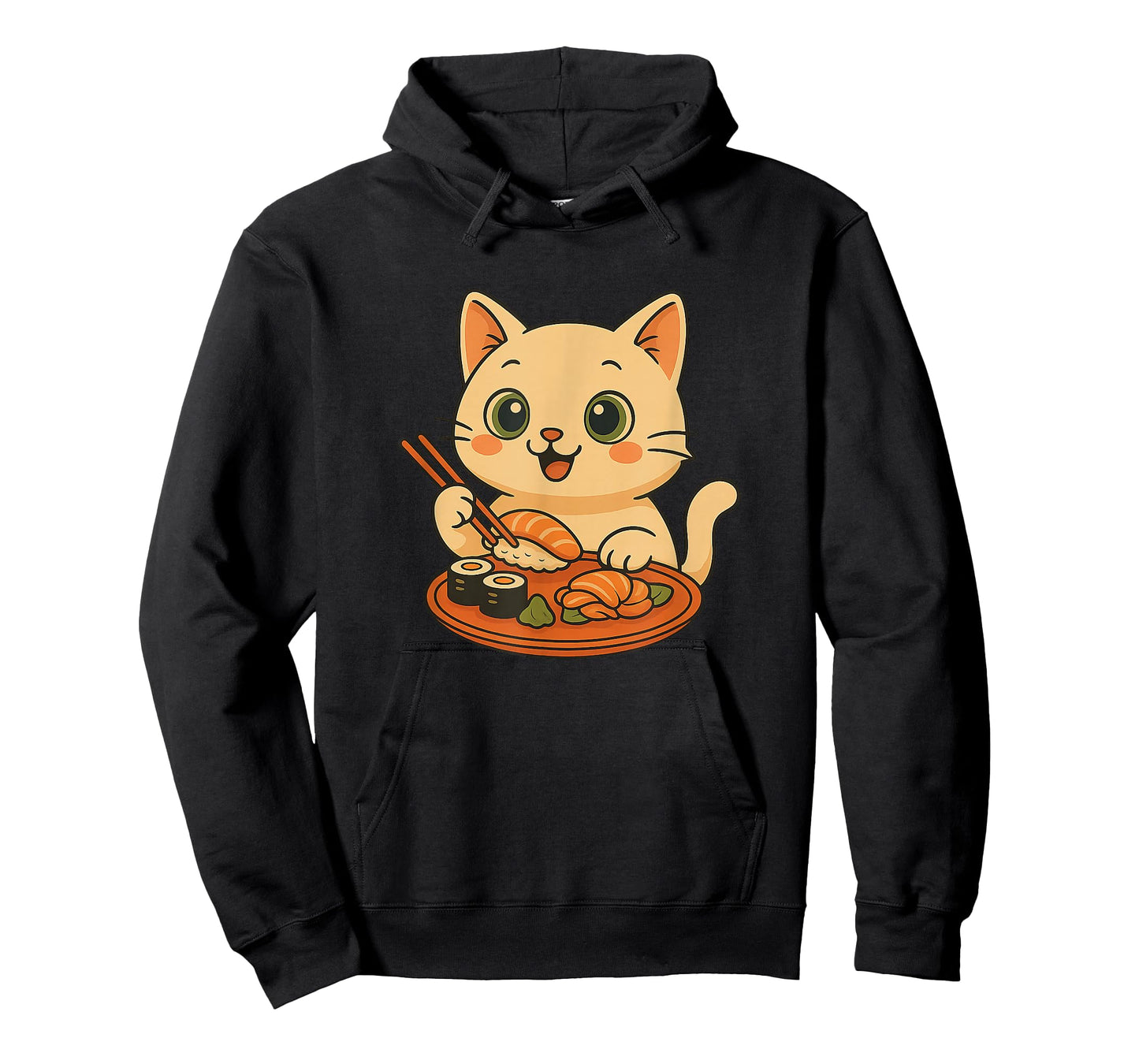 Cute Sushi Cat Japanese Food T-Shirt