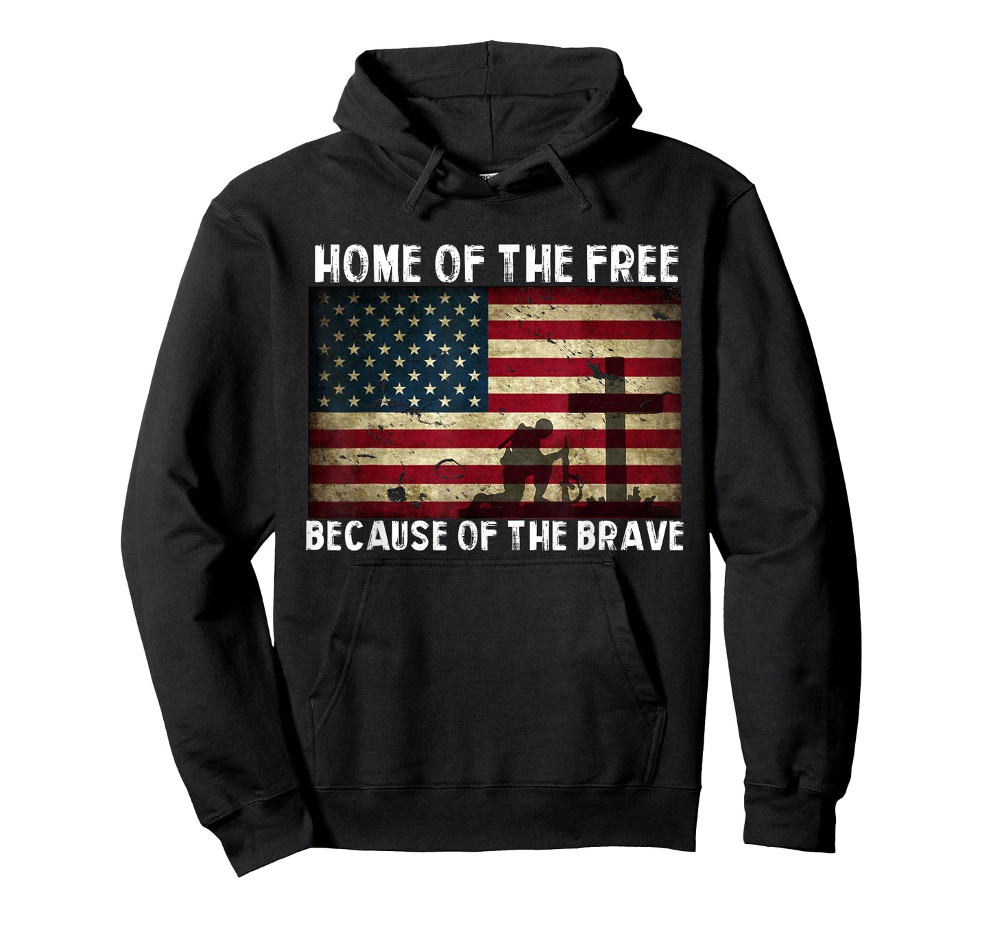 Home of The Free Because of The Brave - Veterans Tshirt T-Shirt