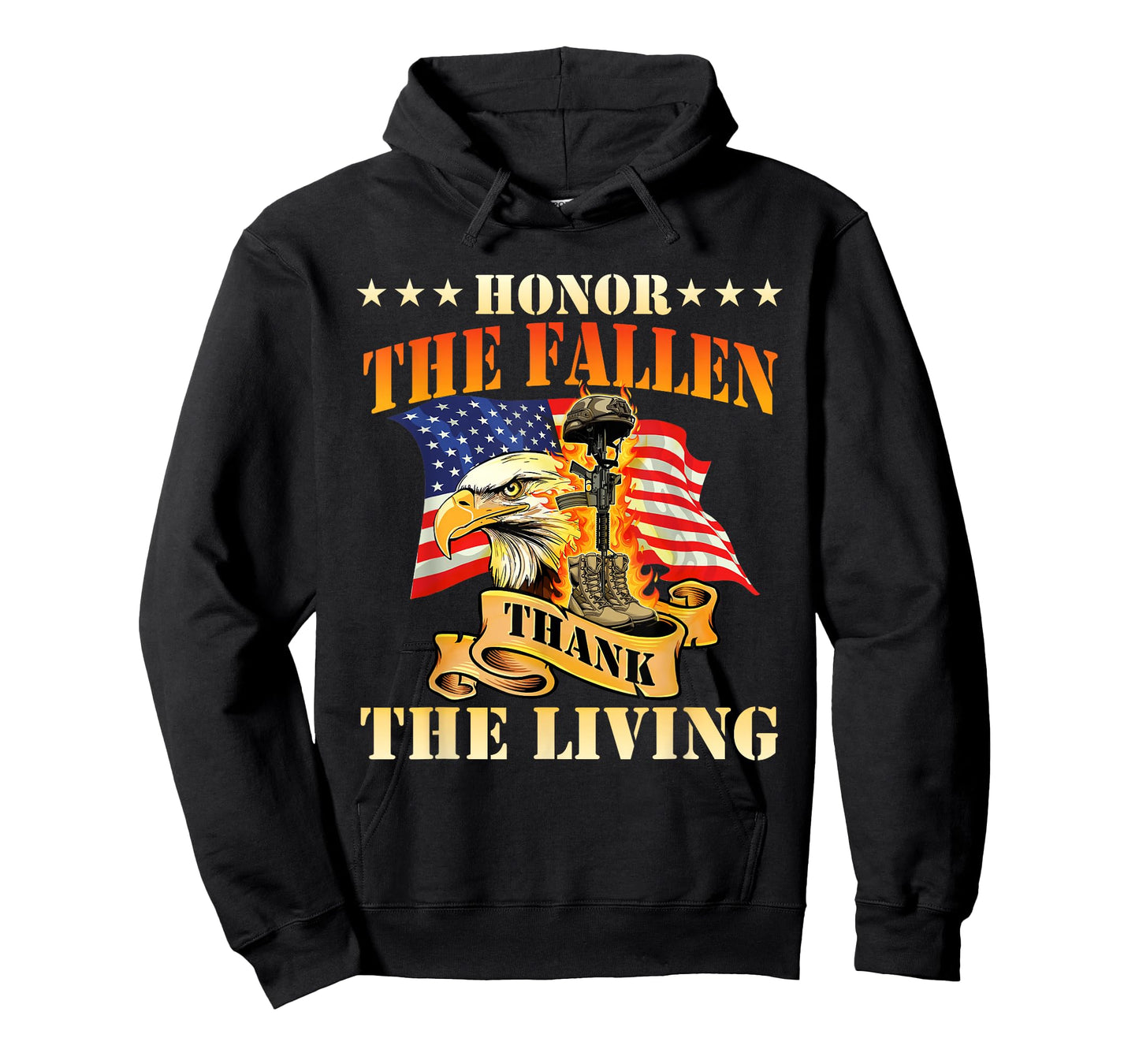 Honor The Fallen Thank The Living - Patriotic Memorial Day T-Shirt