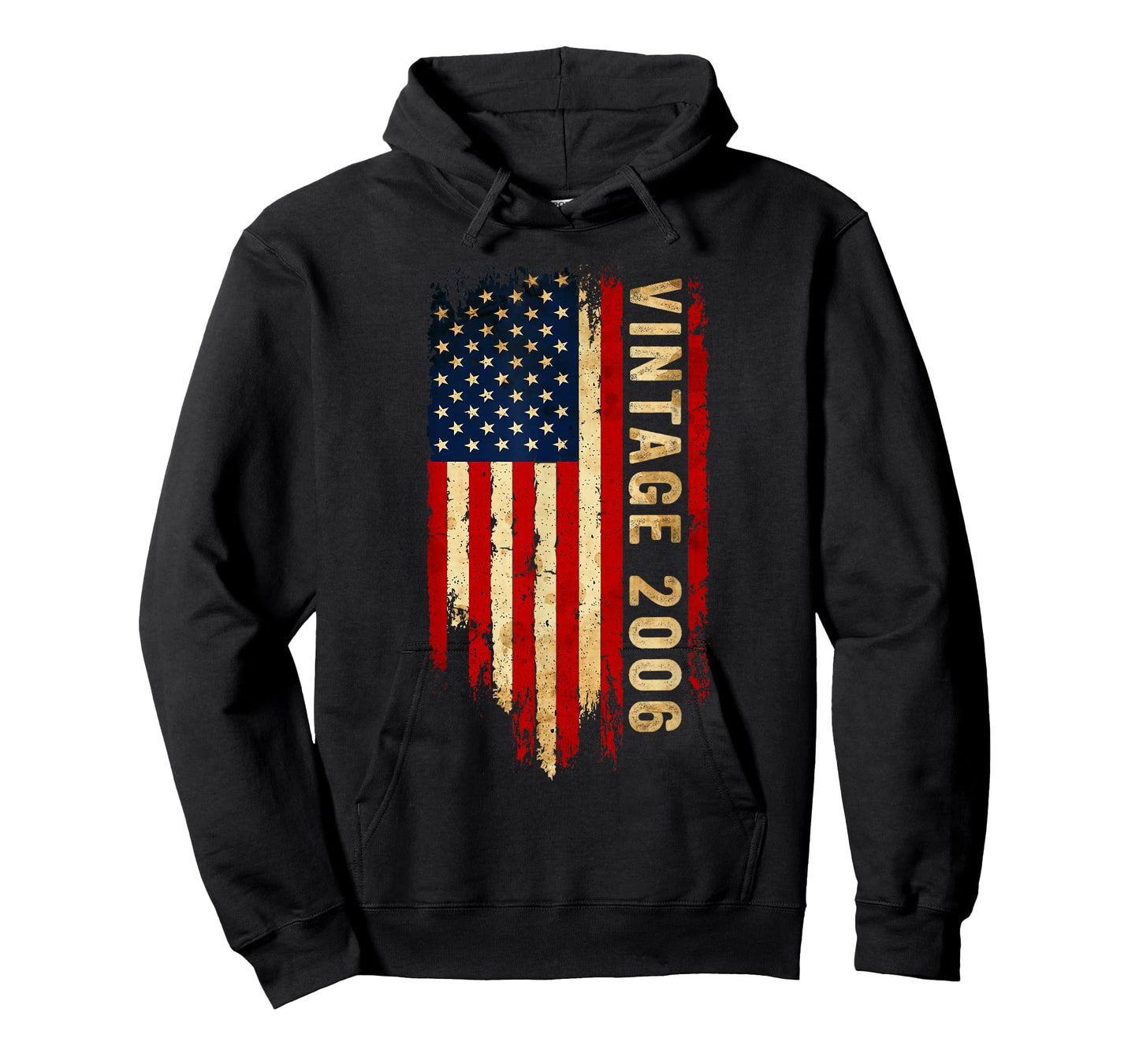 Vintage 2006 Made In 2006 American Flag 20th Birthday Gifts T-Shirt