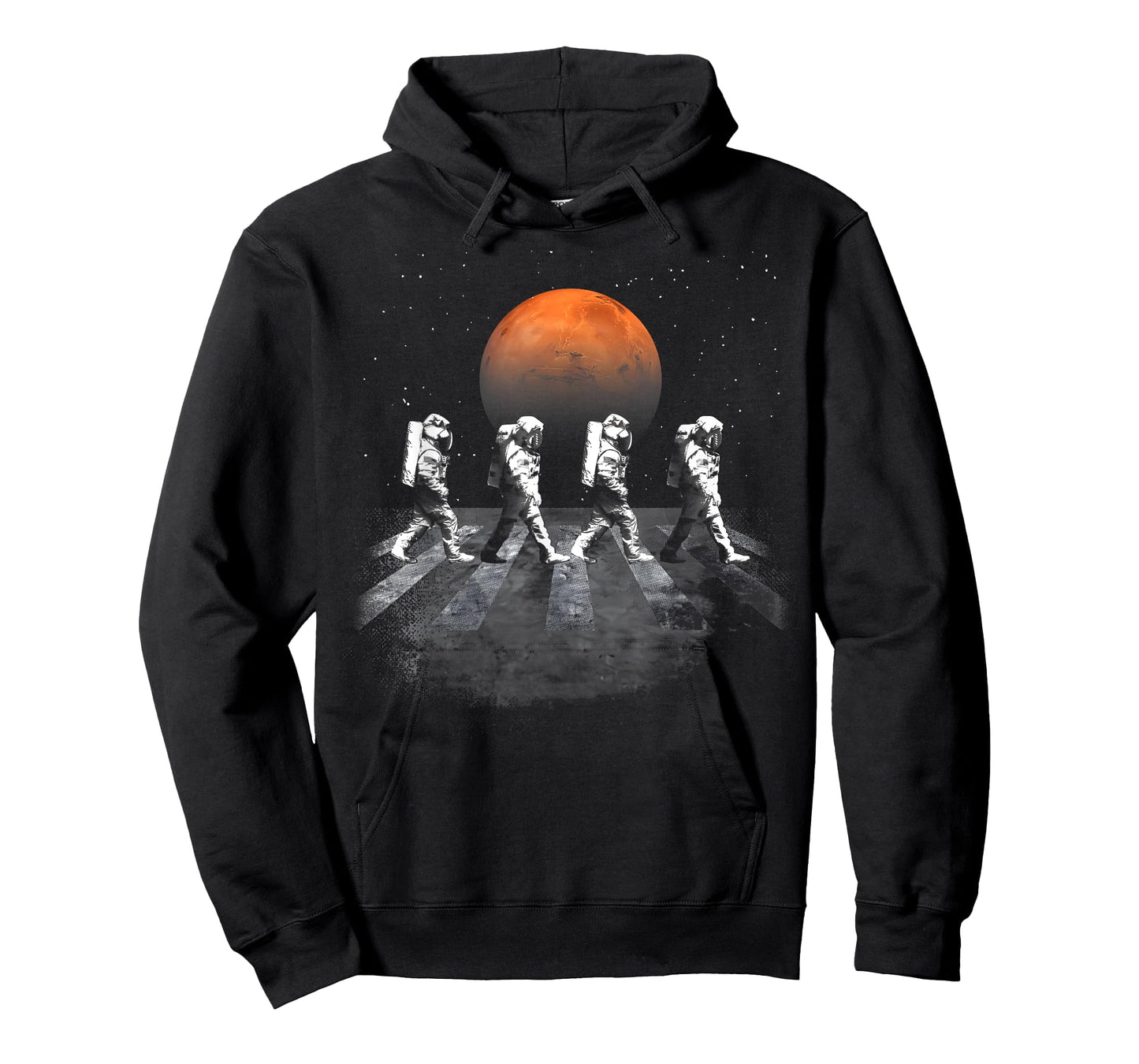 Astronauts In Walking In Space Occupy Mars Funny Men Women T-Shirt