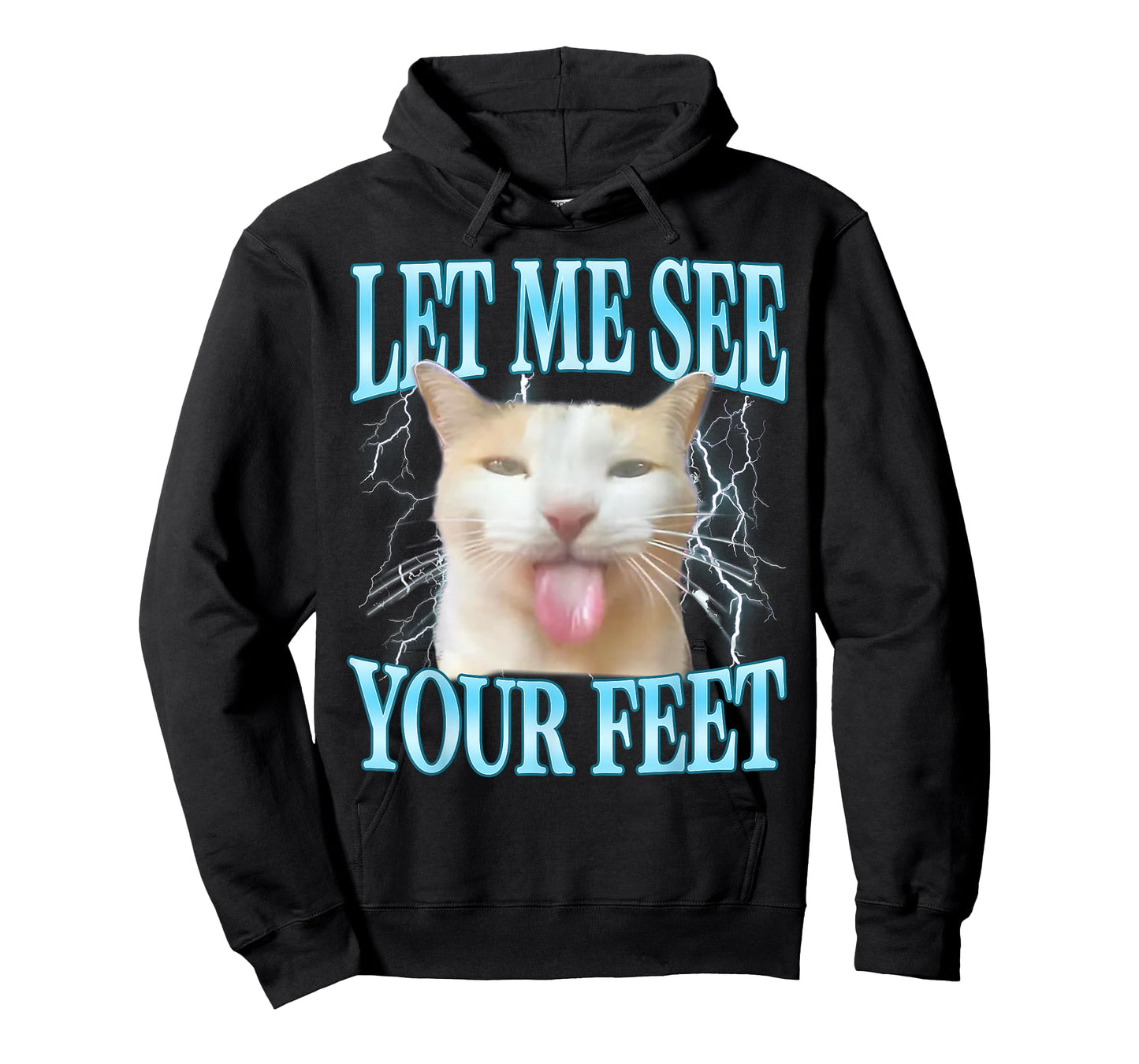 Your Feet Funny Offensive Silly Cat Meme Men Women Vintage T-Shirt