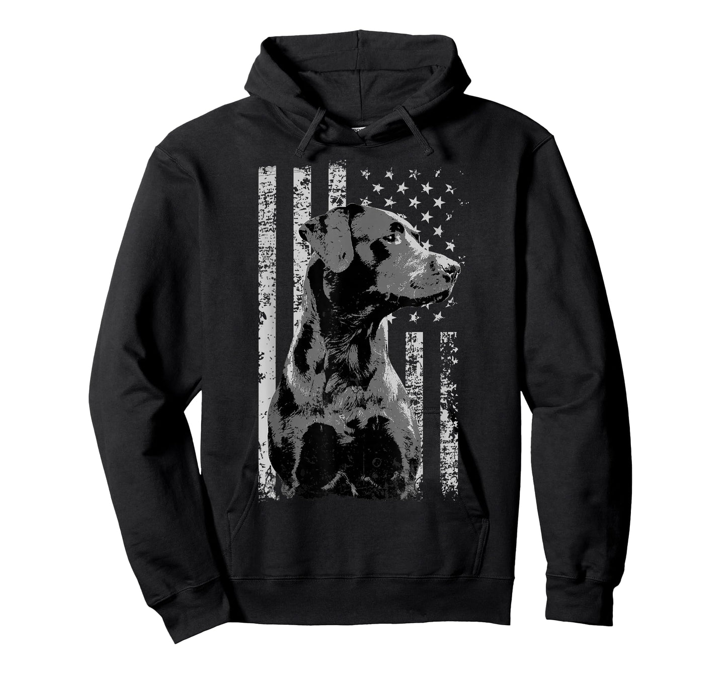 Patriotic USA Flag Black Labrador gift for Lab Owners Short Sleeve T-Shirt