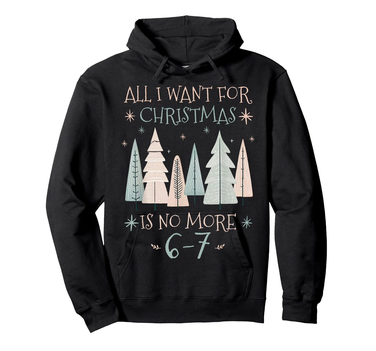 Funny 6-7 67 Six Seven Christmas Wish for Teachers Students T-Shirt
