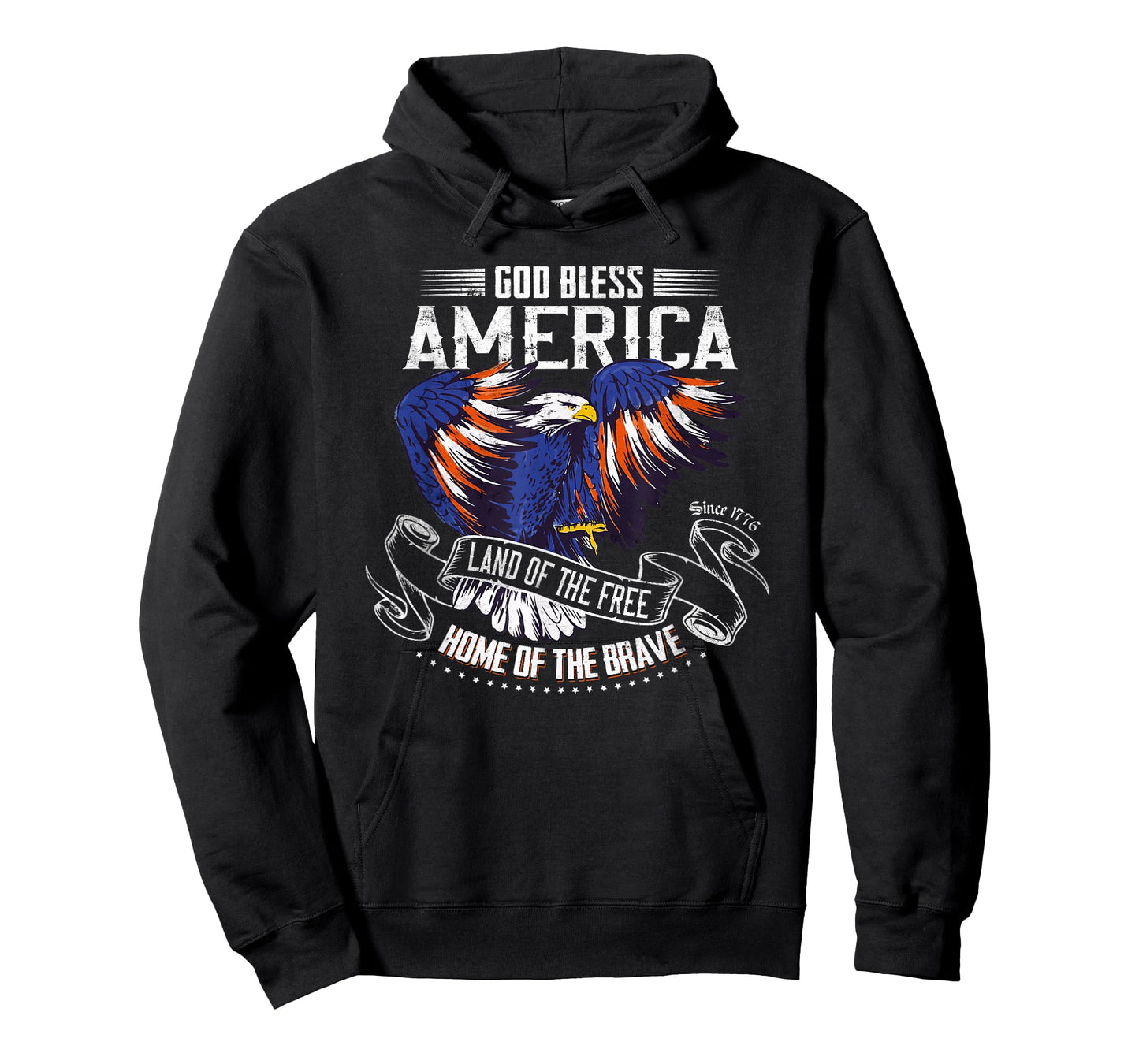 God Bless America | Land of The Free Because of The Brave T-Shirt