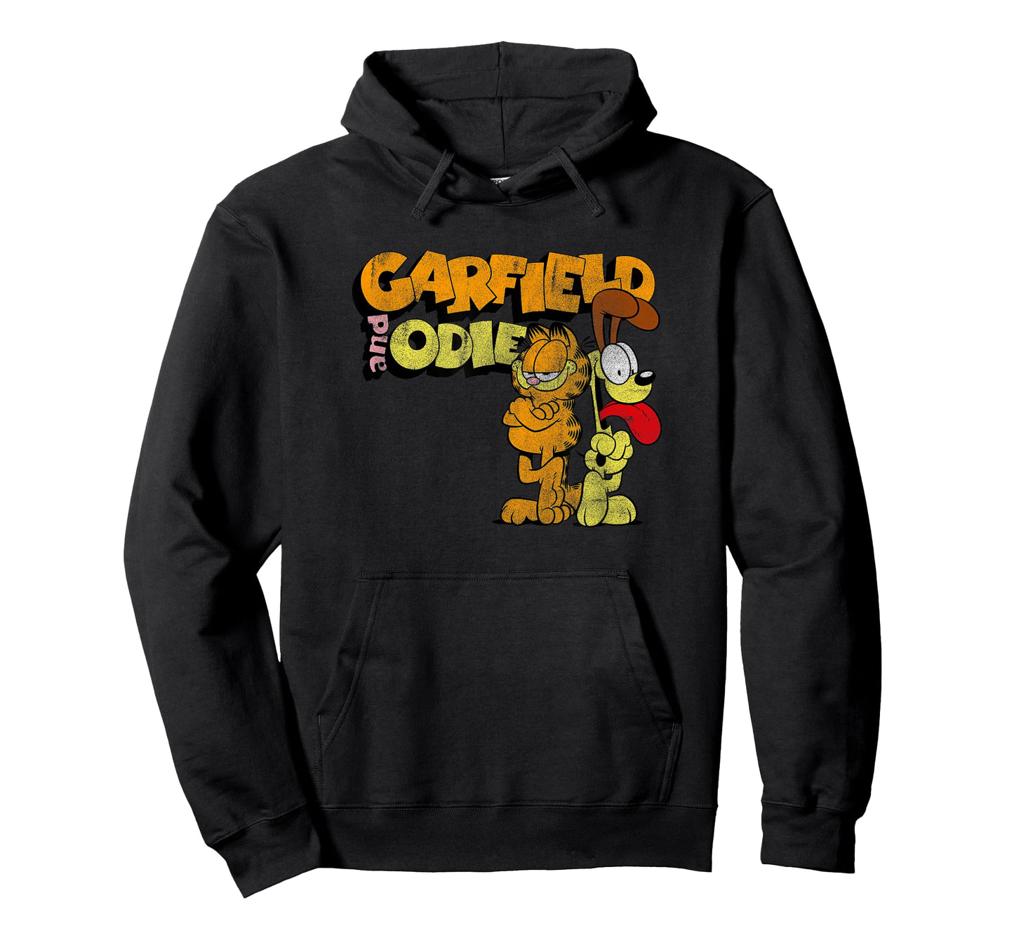 Garfield Distressed Garfield and Odie Cartoon Cat T-Shirt