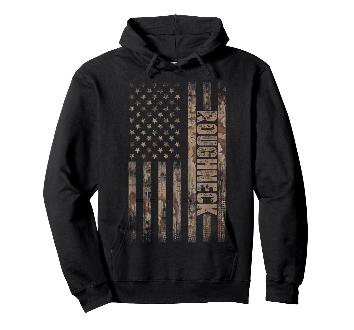 Roughneck American Flag Oilfield T-Shirt