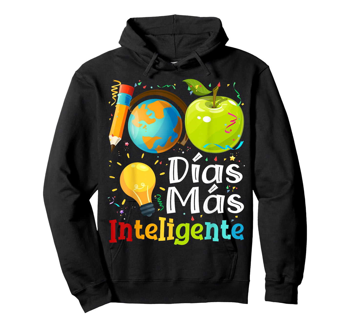 100 Dias mas inteligente Spanish Teacher 100th Day School T-Shirt for Men Women Kids