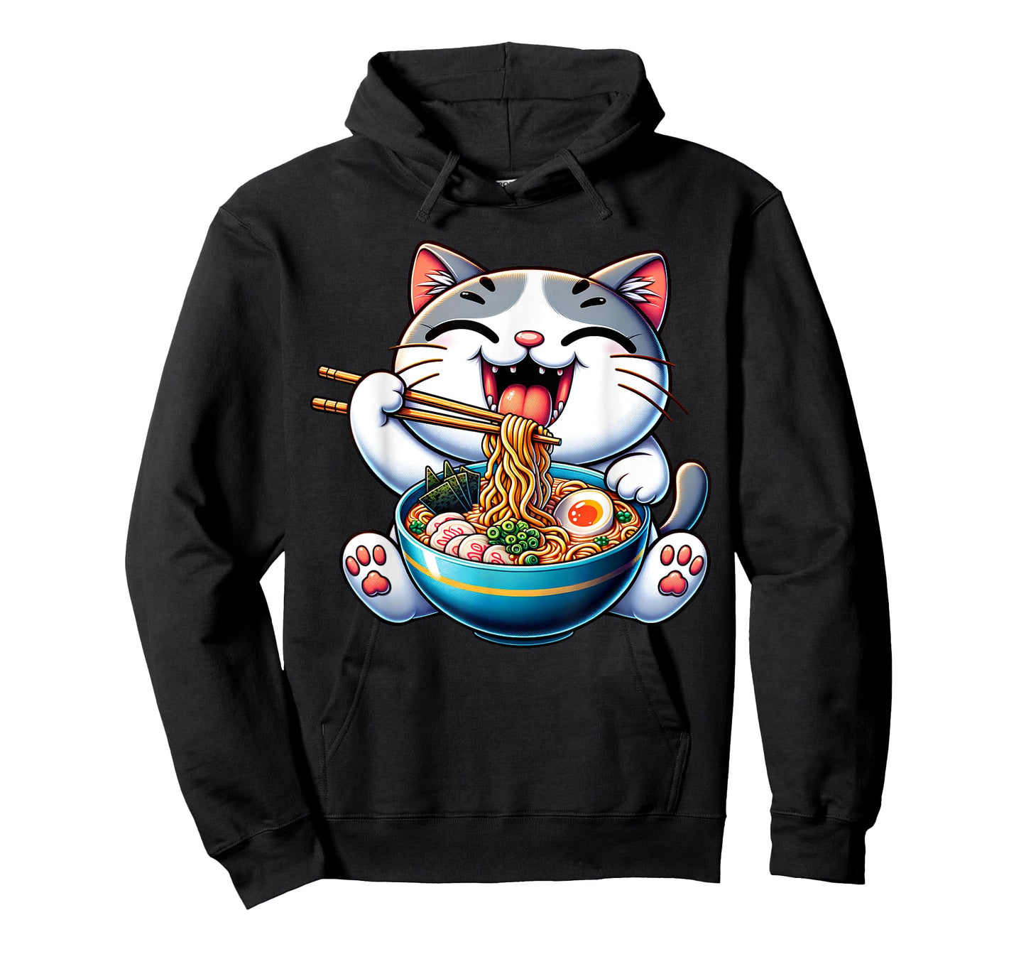 Neko Cat Ramen Anime Kawaii T-Shirt