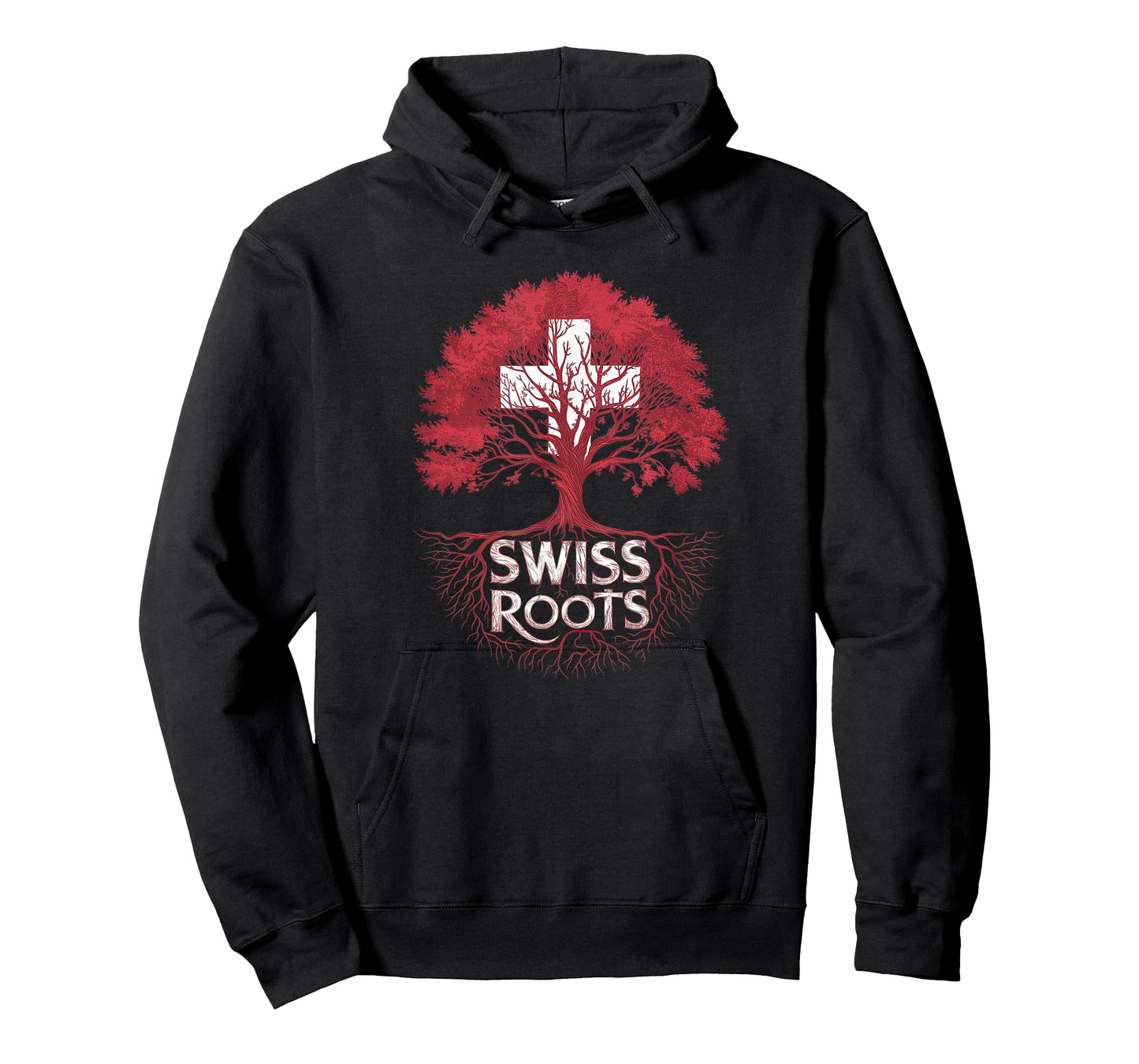 Swiss Roots - Switzerland Flag Colors Family Tree Souvenir T-Shirt