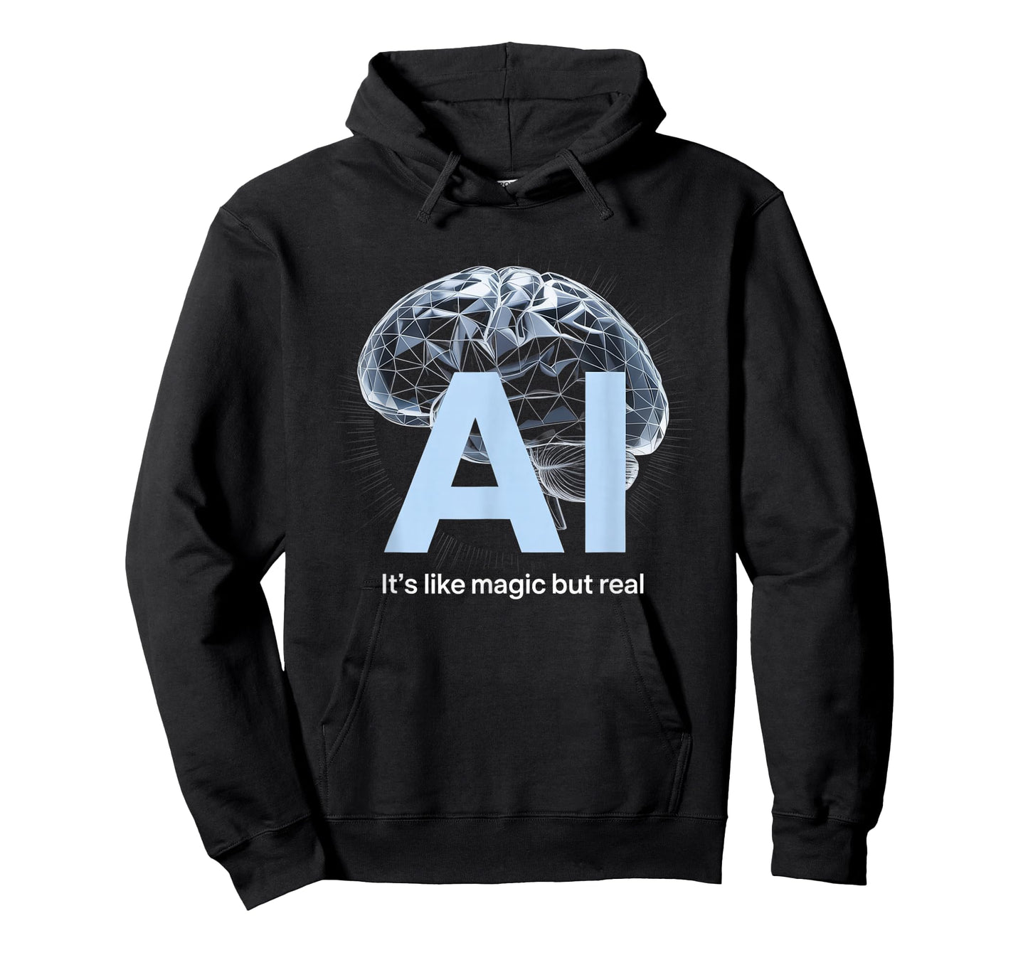Artificial intelligence AI like magic but real, AI for men T-Shirt
