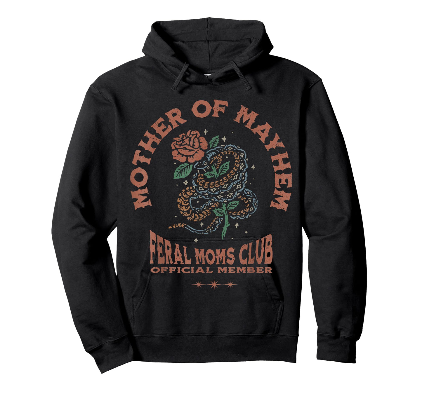 Retro Mother of Mayhem Feral Moms Club Moms Mothers Day T-Shirt