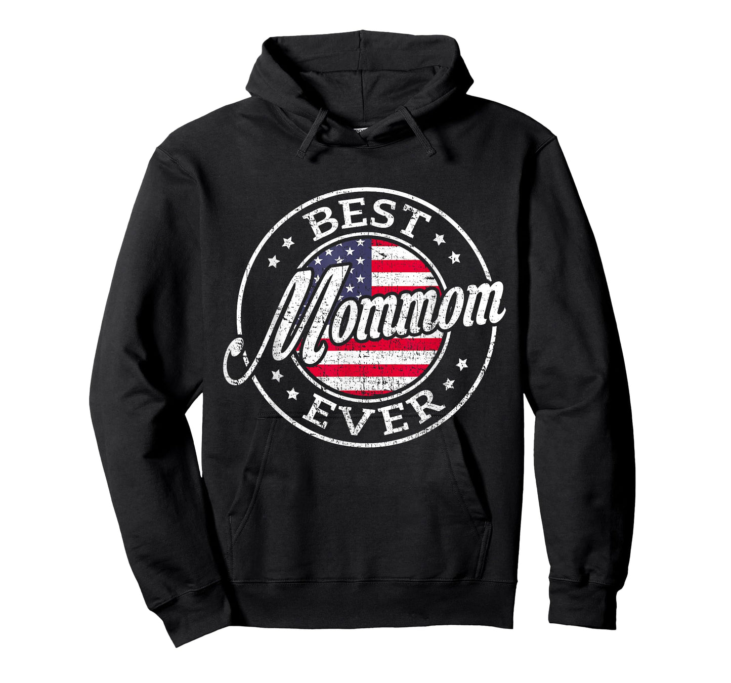 Best Mommom Ever USA Flag Mothers Day Family T-Shirt
