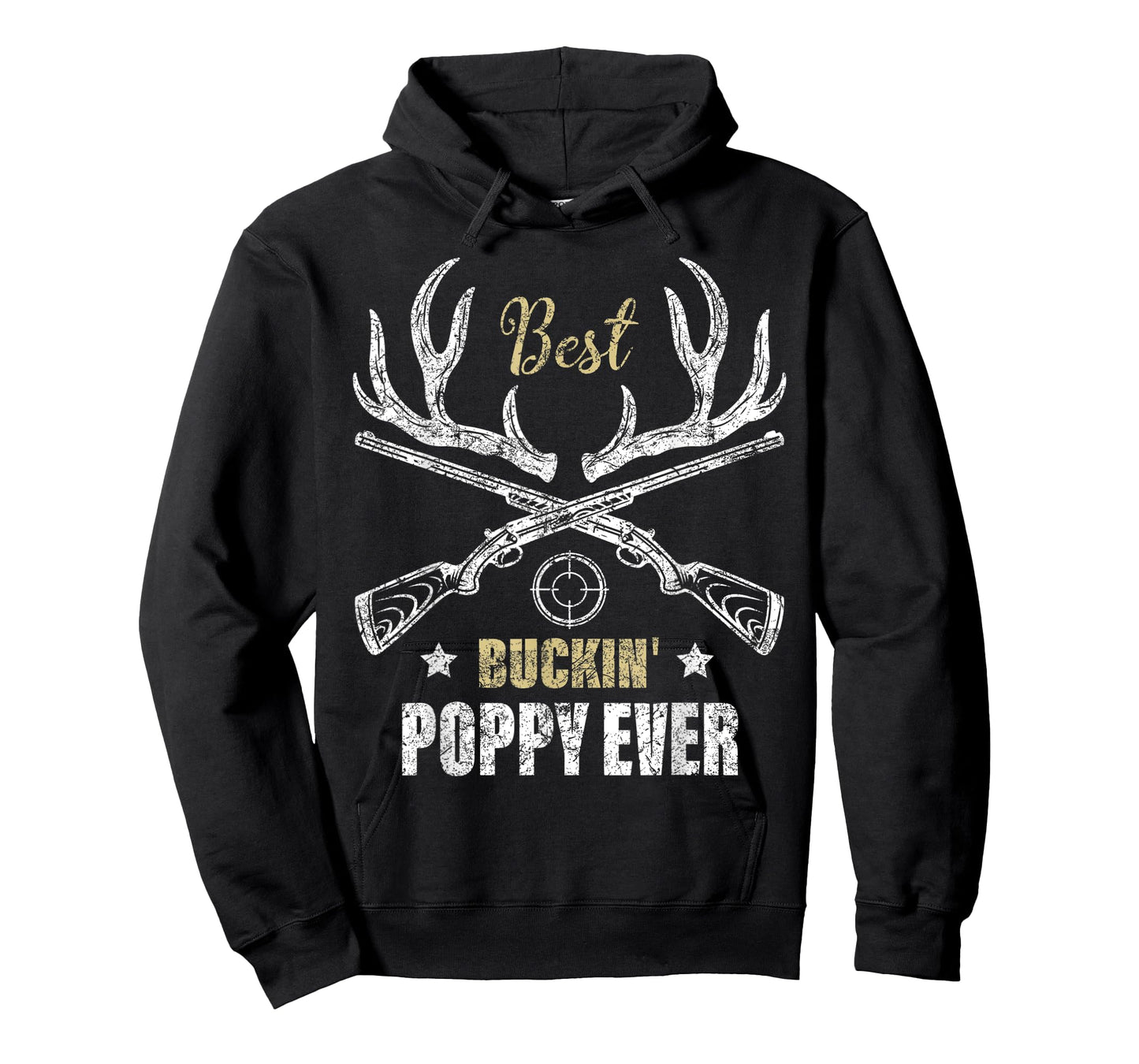 Mens Best Buckin' Poppy Ever Deer Hunters hunting Gift father T-Shirt
