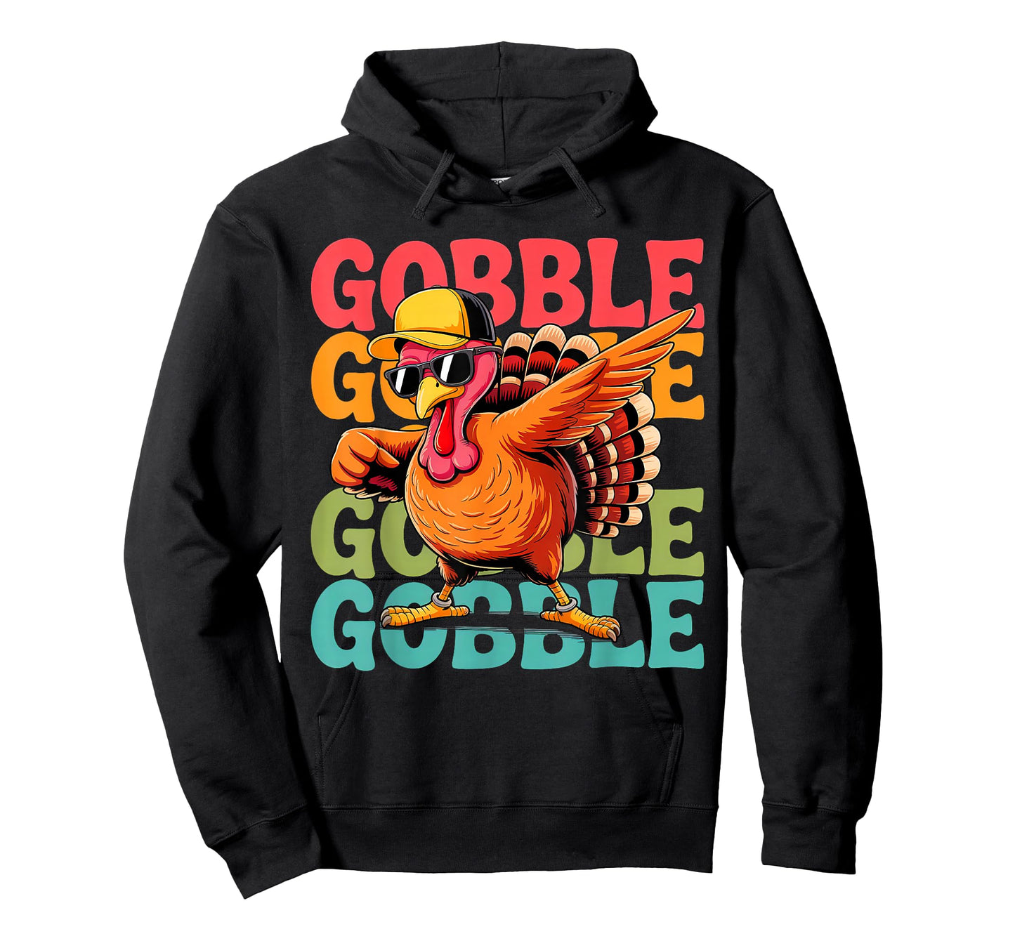 Funny Thanksgiving Turkey Dab Gobble Vintage for Boys Kids T-Shirt
