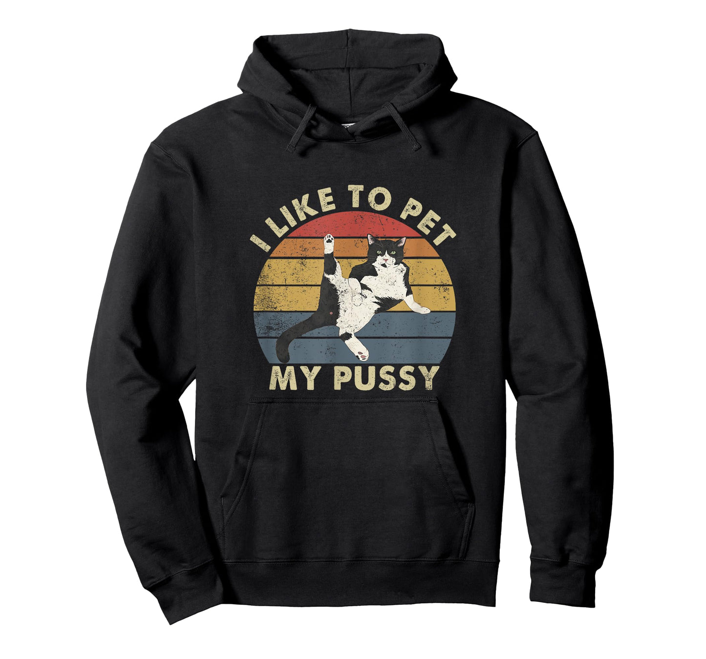 Like To Pet My Pussy Naughty Adult Cat Humor Saying T-Shirt