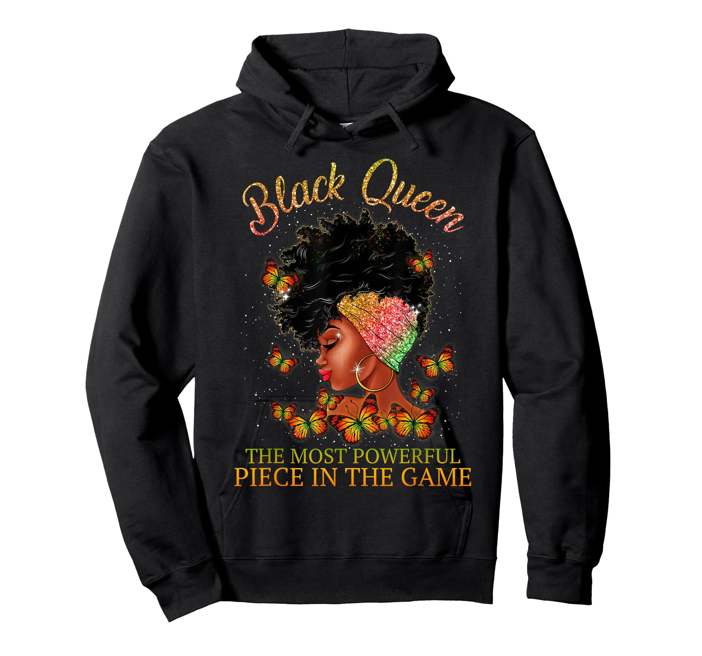 Black Queen The Most Powerful Piece in The Game Melanin Girl T-Shirt