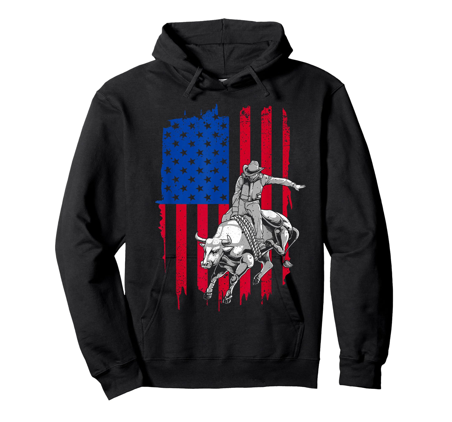 Cool American Rodeo Bull Rider Design Men Women Boys Girls T-Shirt