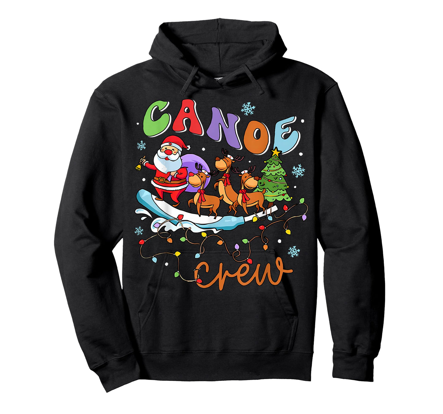 Christmas ICU Nurse Cooter Canoe Crew Critical Care ER ED RN T-Shirt