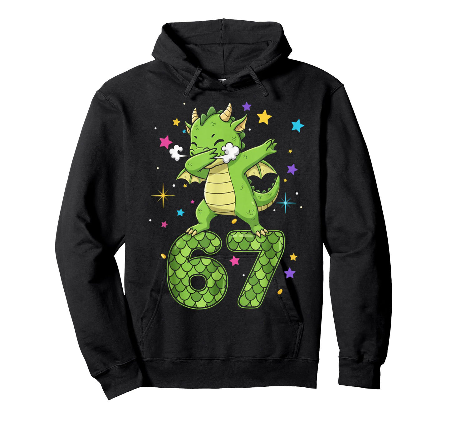 Dabbing 67 Dragon 67 Funny Six Seven Gen Z Slang Meme Cute T-Shirt