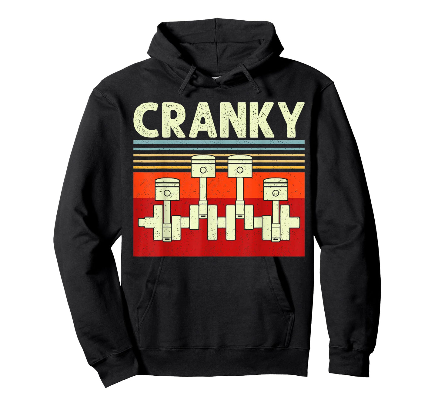 Cranky Car Engine Crankshaft Cars Lover Mechanics Father Day T-Shirt