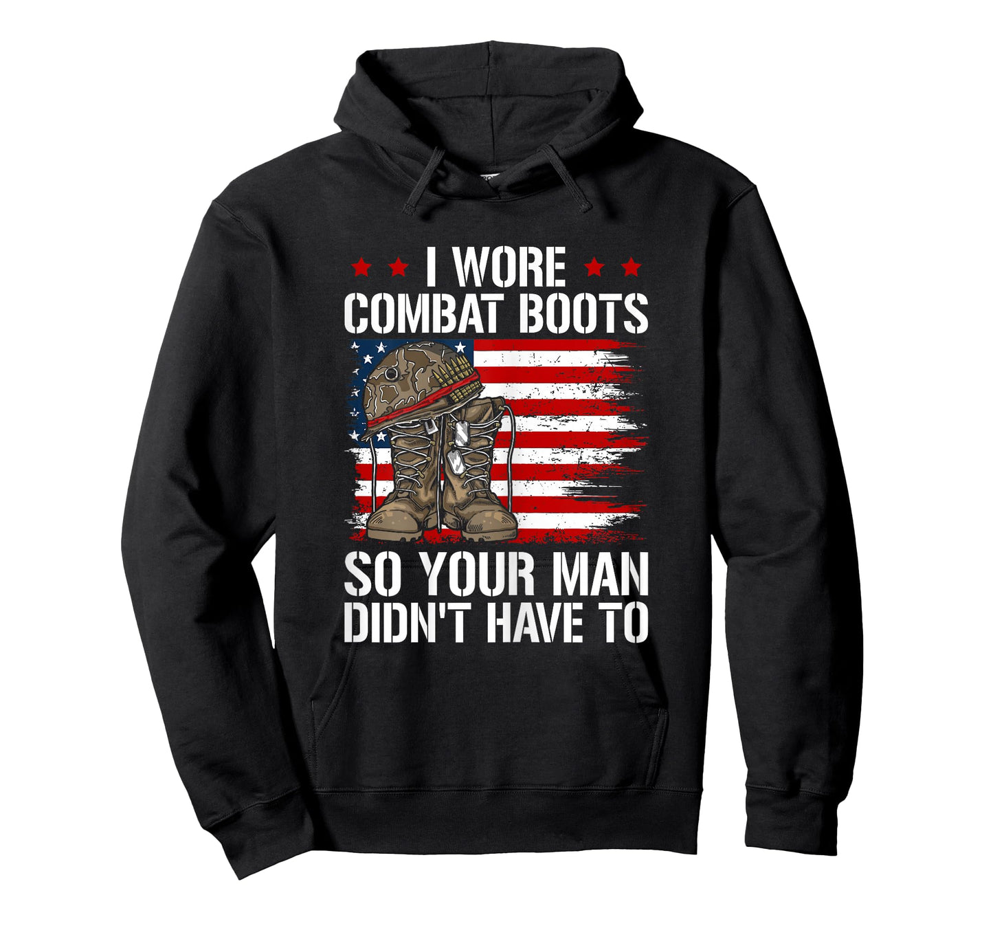 Funny Female Veteran I Wore Combat Boots Women Veteran Mom T-Shirt