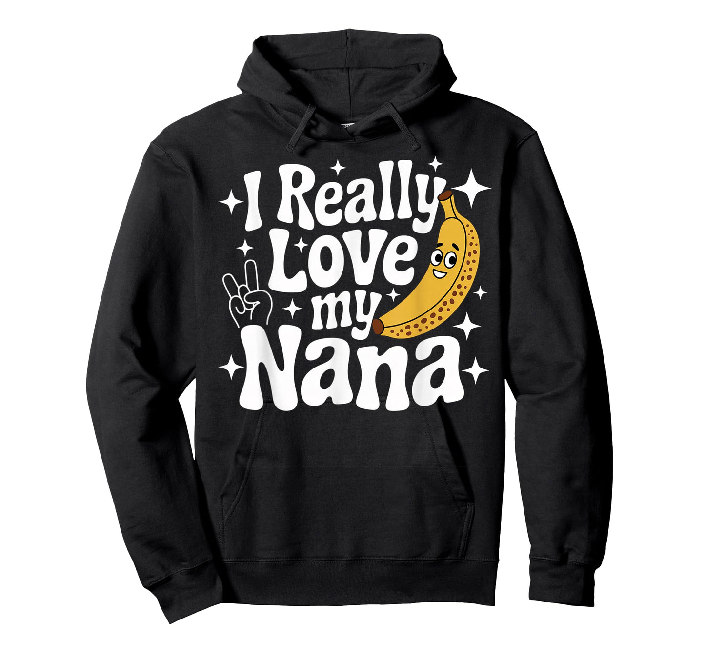 Cute Funny Banana Nana Toddler Kid I Really Love My Nana T-Shirt