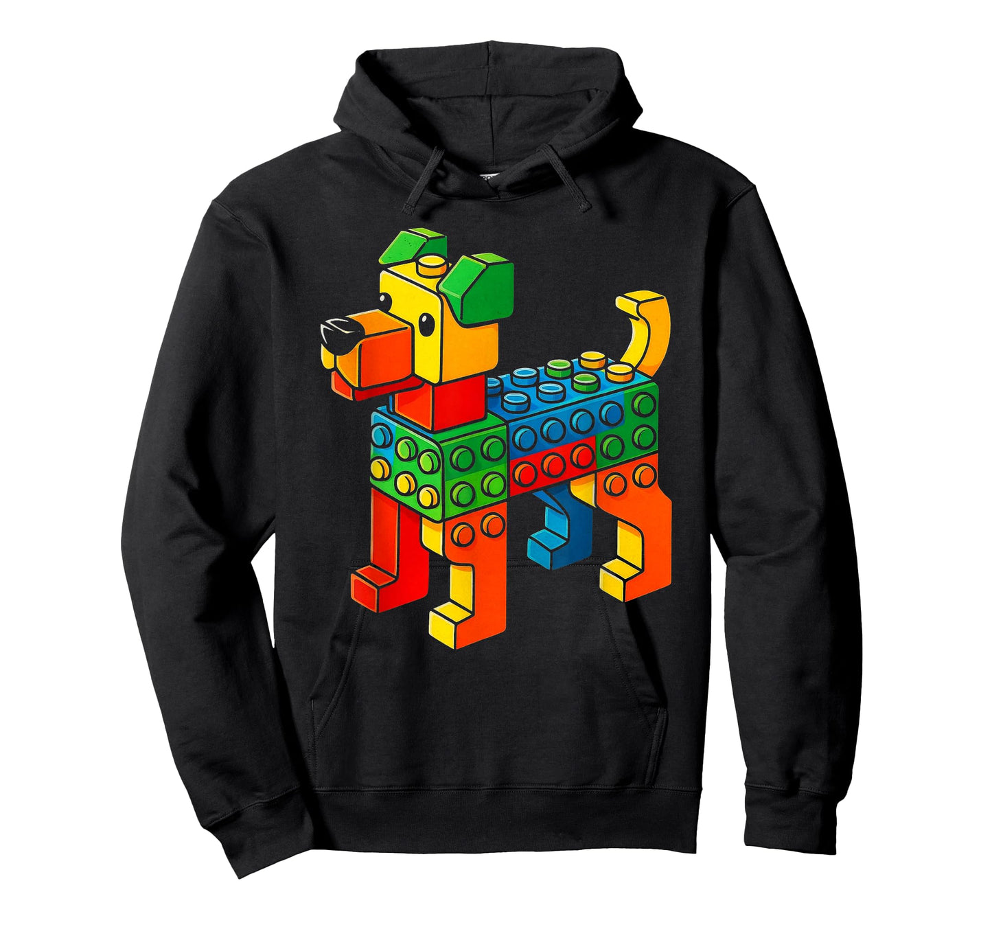 Master Builder Dog Brick Builders Building Blocks Kids Toy T-Shirt