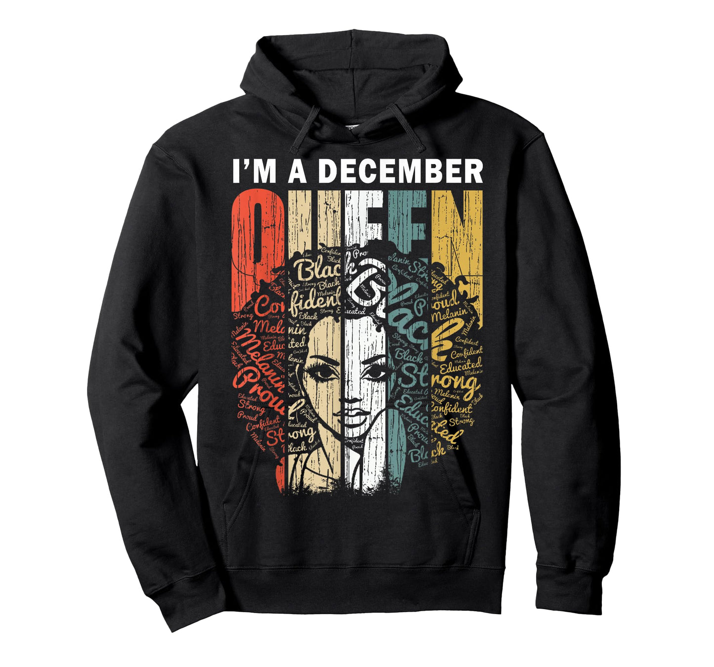 December Queen Woman tshirt Educated Black Birthday Girl T-Shirt