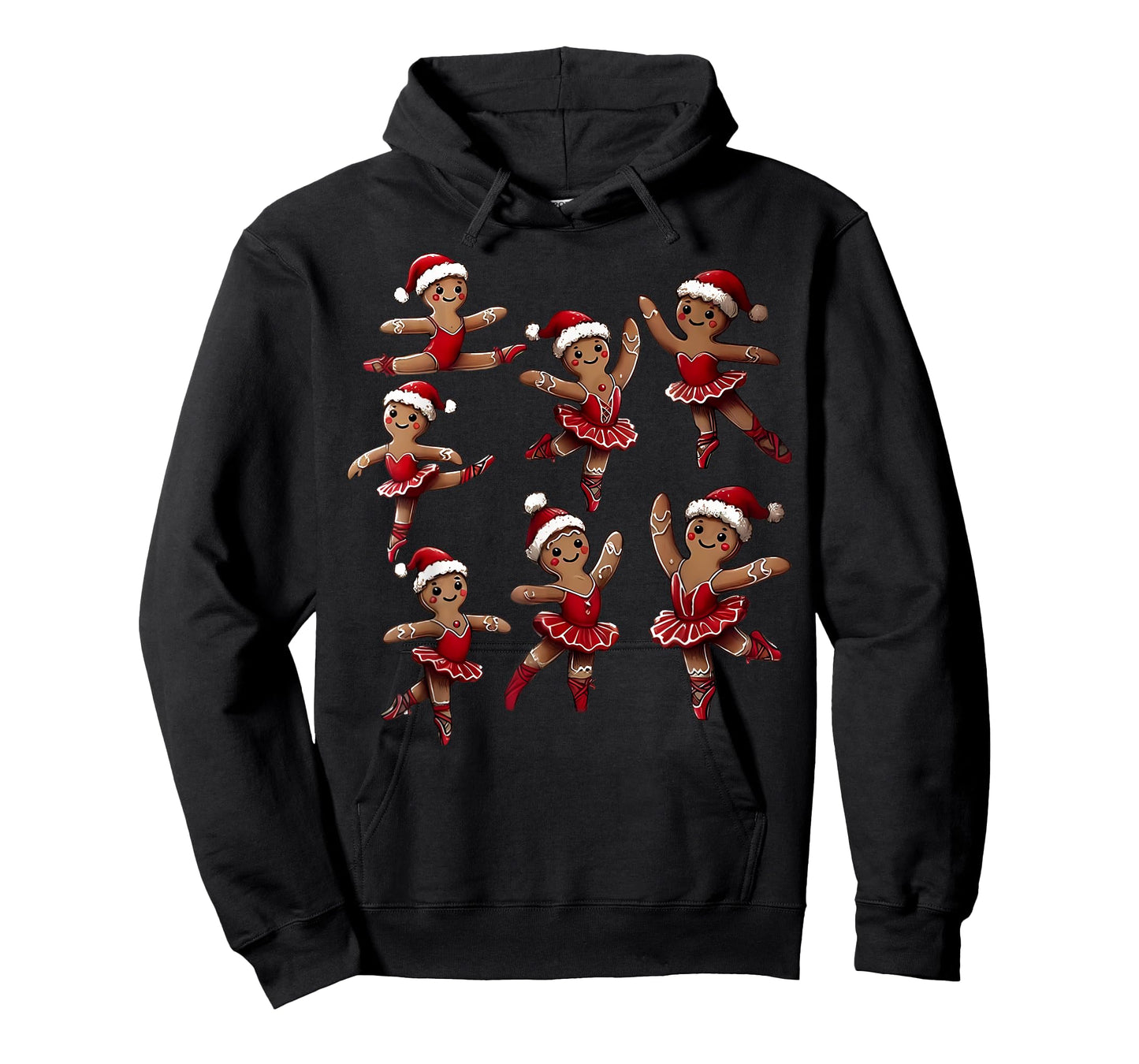 Ballet Gingerbread Ballet Dancer Dance Teacher Christmas T-Shirt