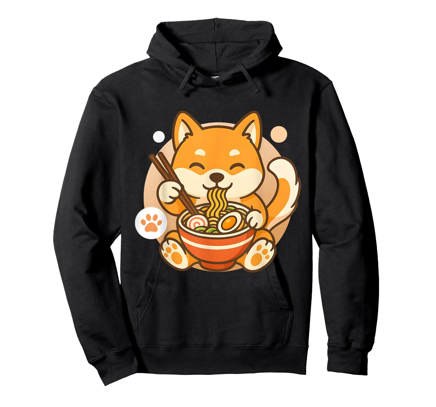Cute Shiba Inu Dog Ramen Noodles Bowl Anime Kawaii Neko Gift T-Shirt