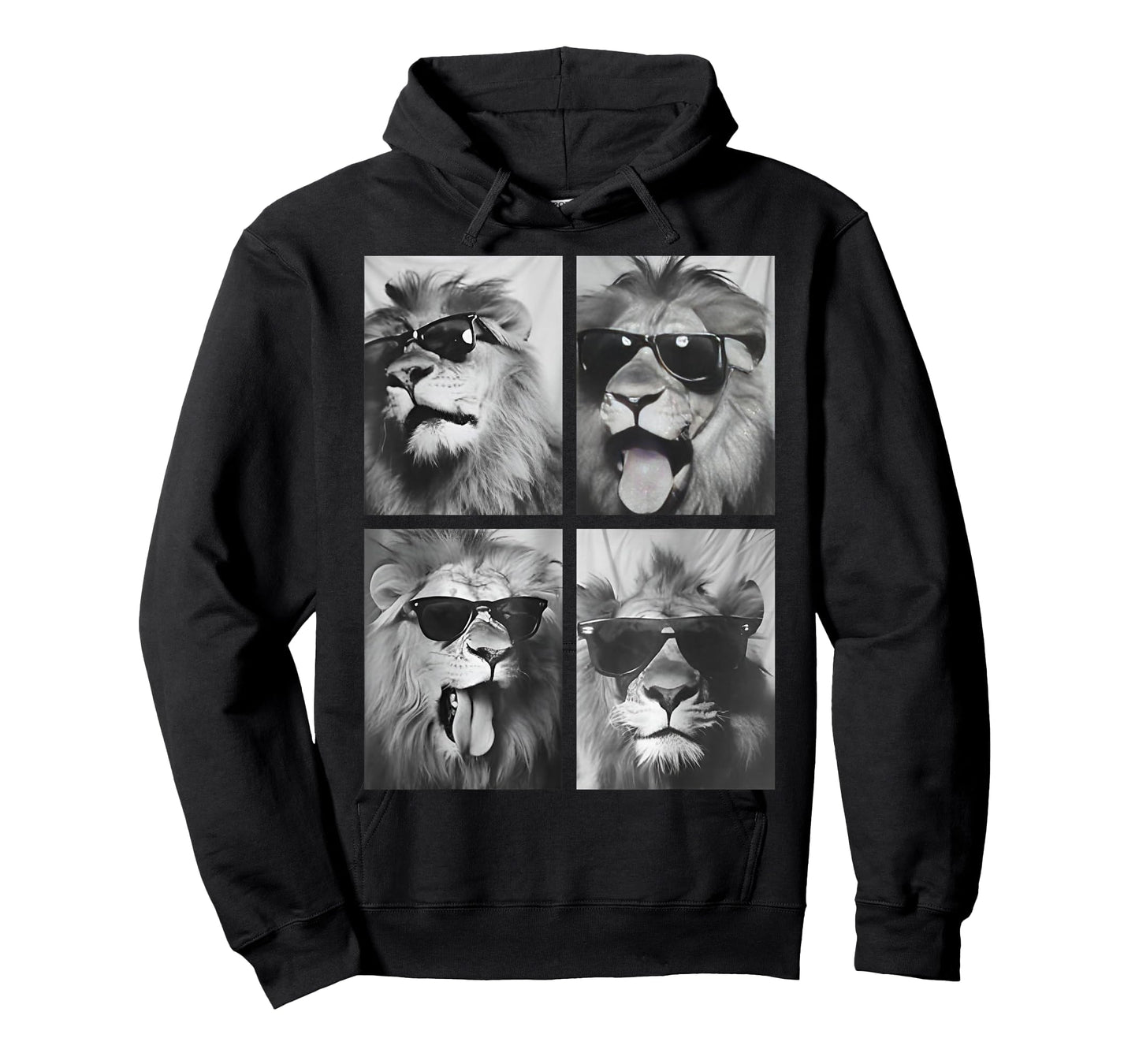 Cute Lions with Sunglasses Cool Lion Animals Photo Booth T-Shirt