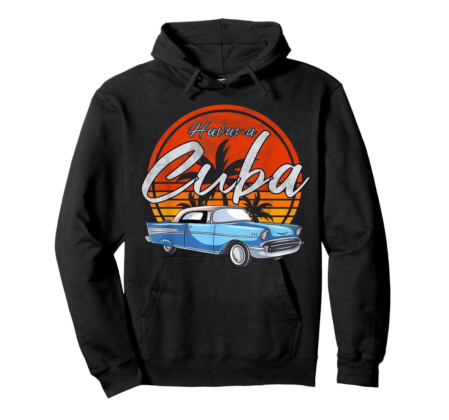 Retro Havana Cuba Vintage Sunset Caribbean Cuban Souvenir T-Shirt