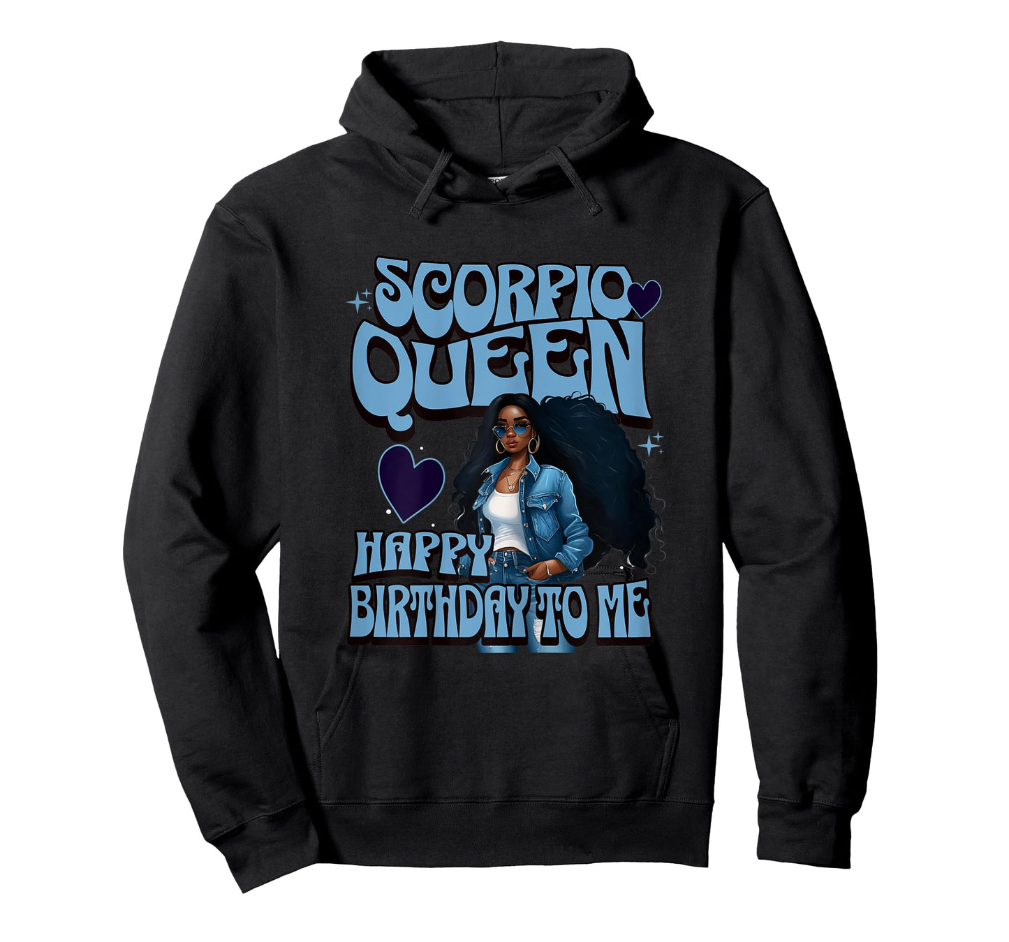 Womens Scorpio Queen Happy BIrthday To Me Melanin Birthday Girl T-Shirt
