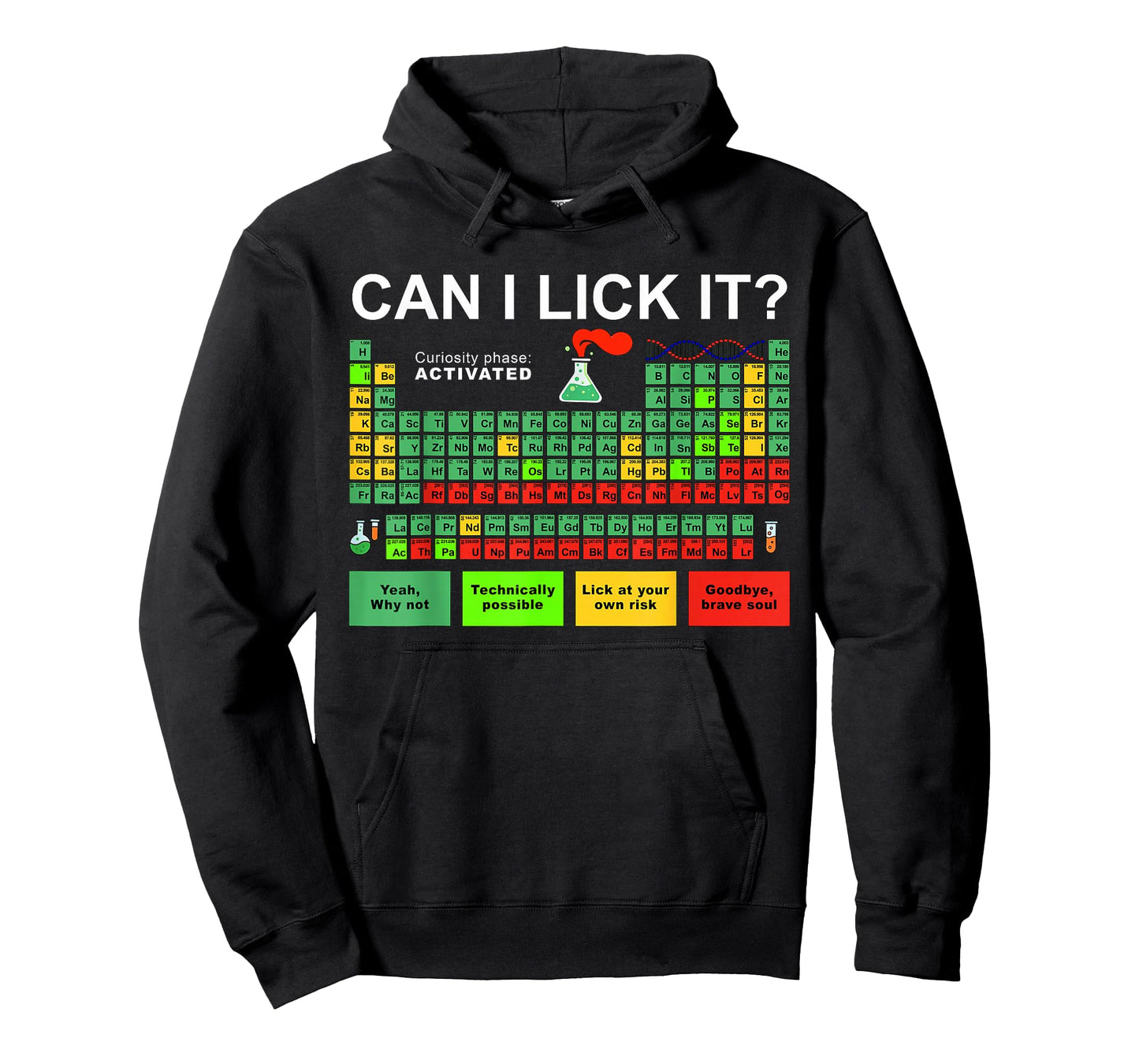Can I Lick It Periodic Table Of Elements Science Student T-Shirt