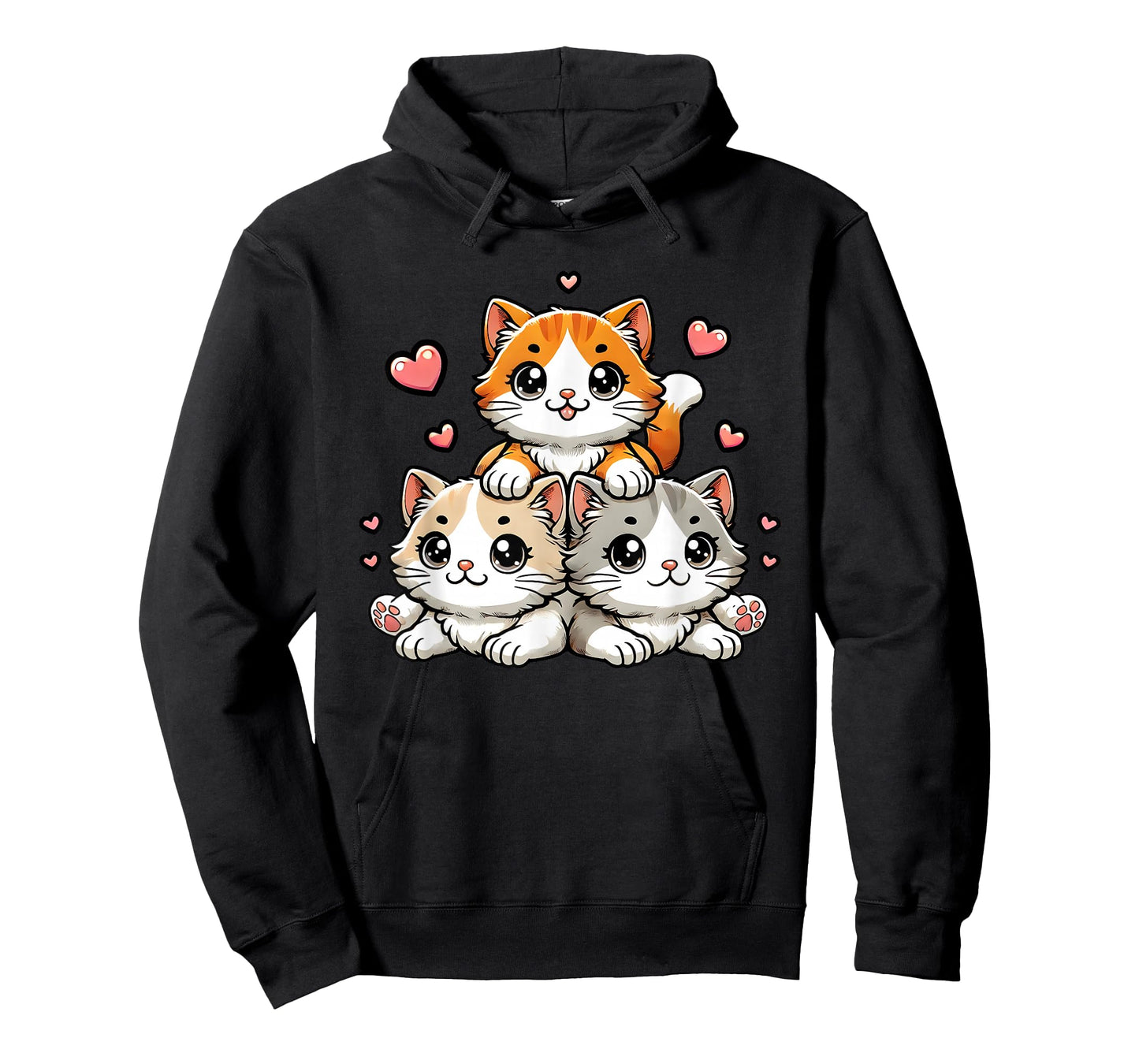 Cute Kawaii Cats Neko Funny Kitten Cat Lover Gift Women Girl T-Shirt