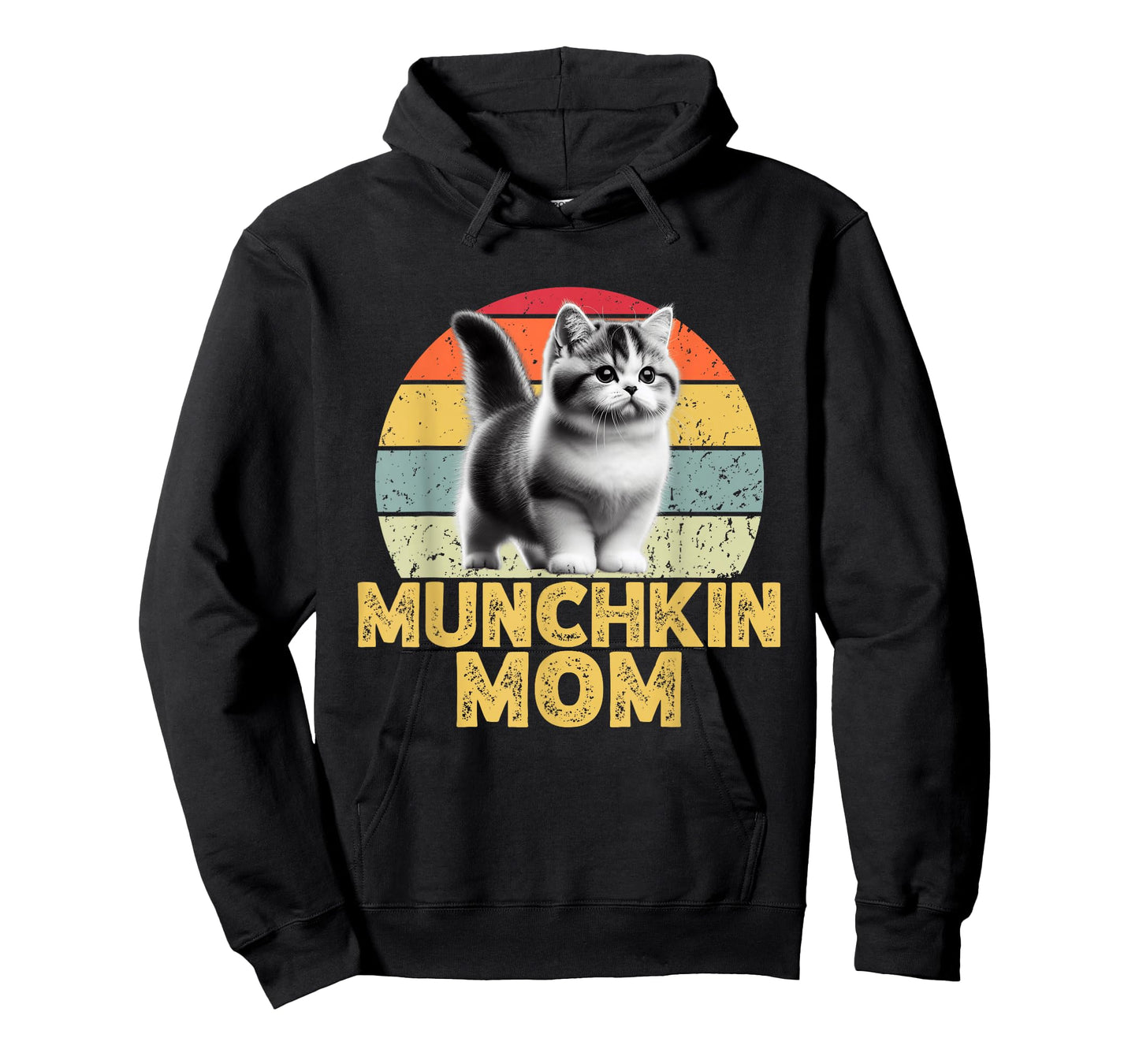 Munchkin Cat Mom Funny I Love My Munchkin Cat Retro T-Shirt