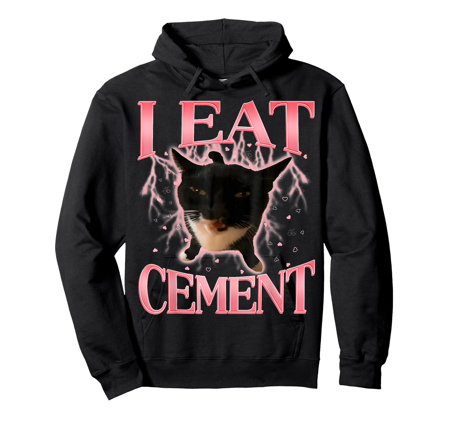 I Eat Cement Funny Cat Meme Internet Memes Bootleg T-Shirt